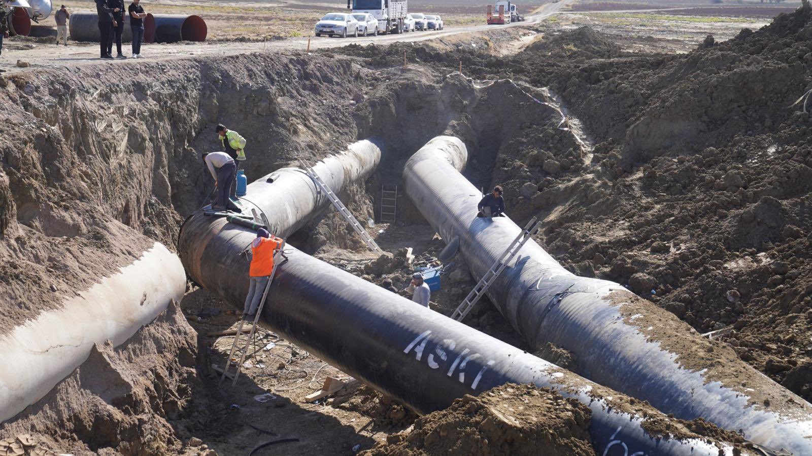 Ankara Büyükşehir Belediyesi Kesikköprü hattı onarım çalışması