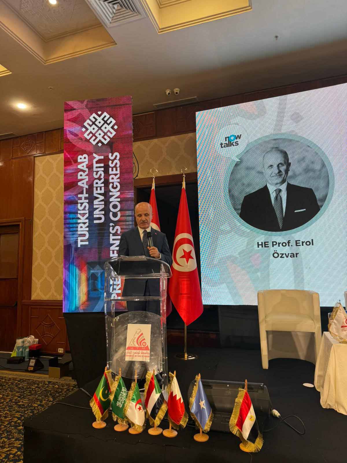 YÖK Başkanı Erol Özvar Tunus ziyareti