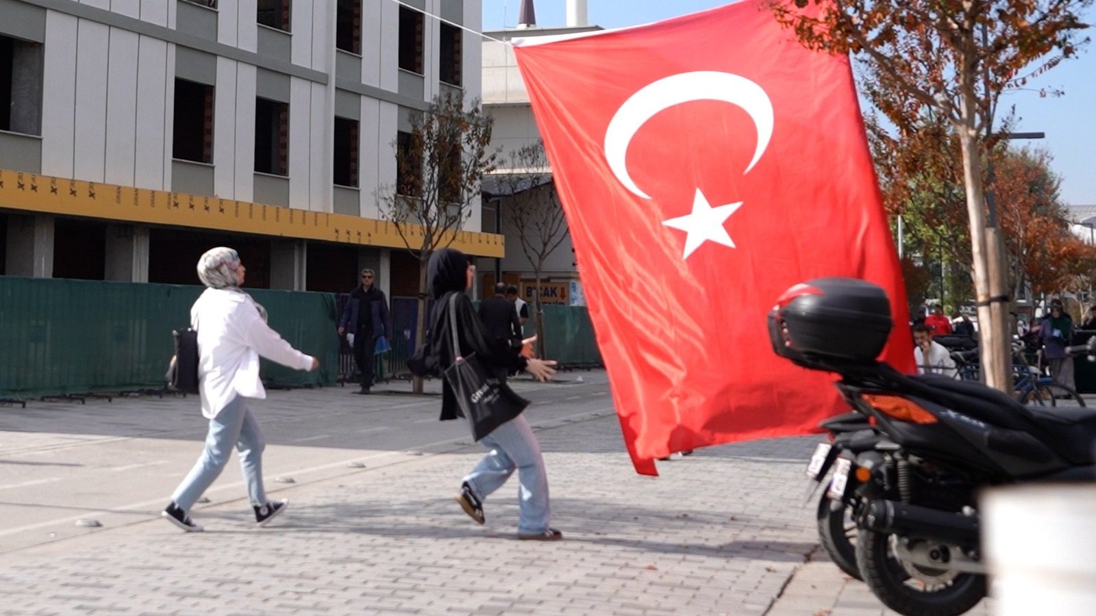 Düzce Belediyesi bayrak sosyal deney