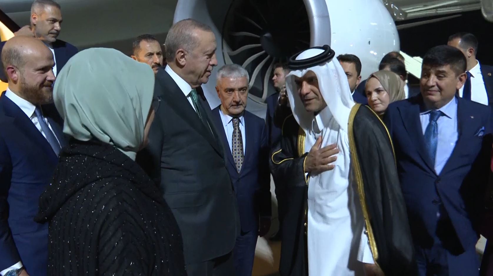 Cumhurbaşkanı Erdoğan Katar heyet