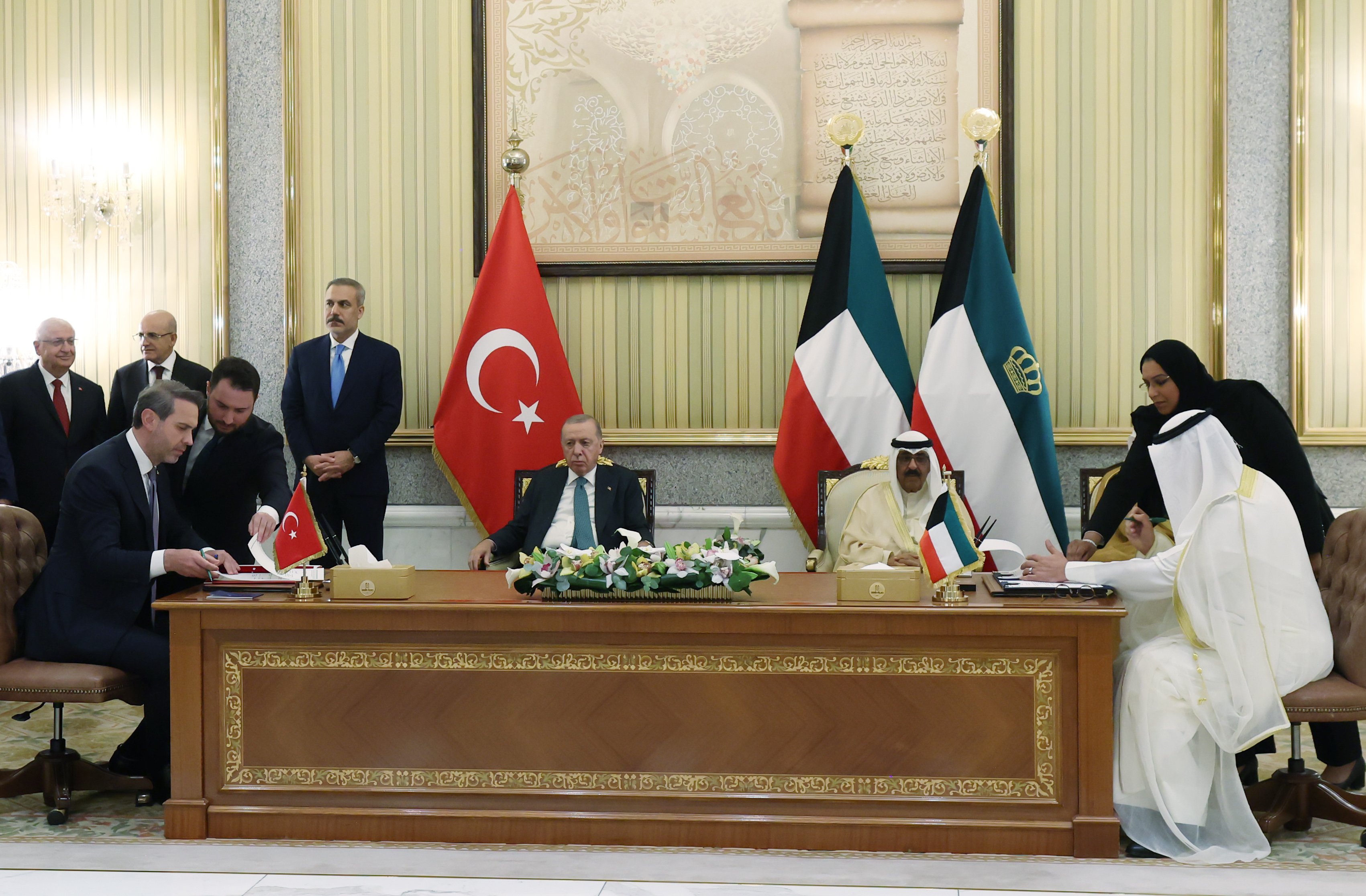 Enerji anlaşması imzası