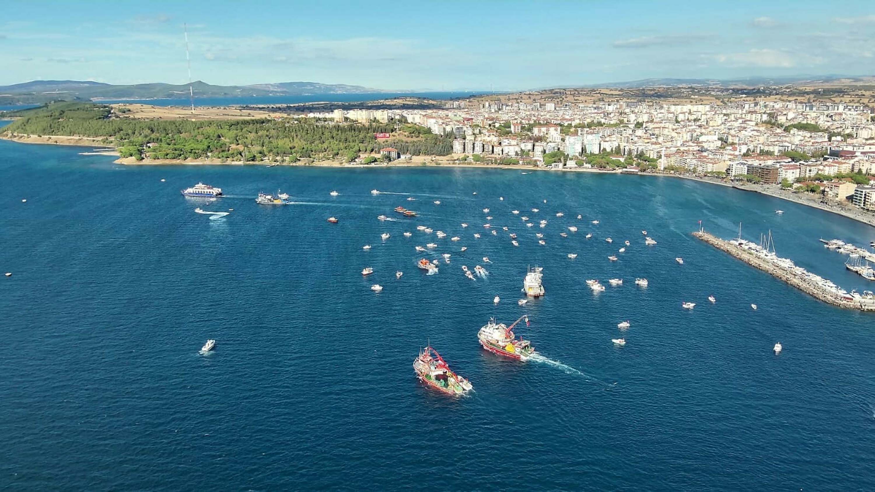 Çanakkale Sumud Filosu destek tekneleri