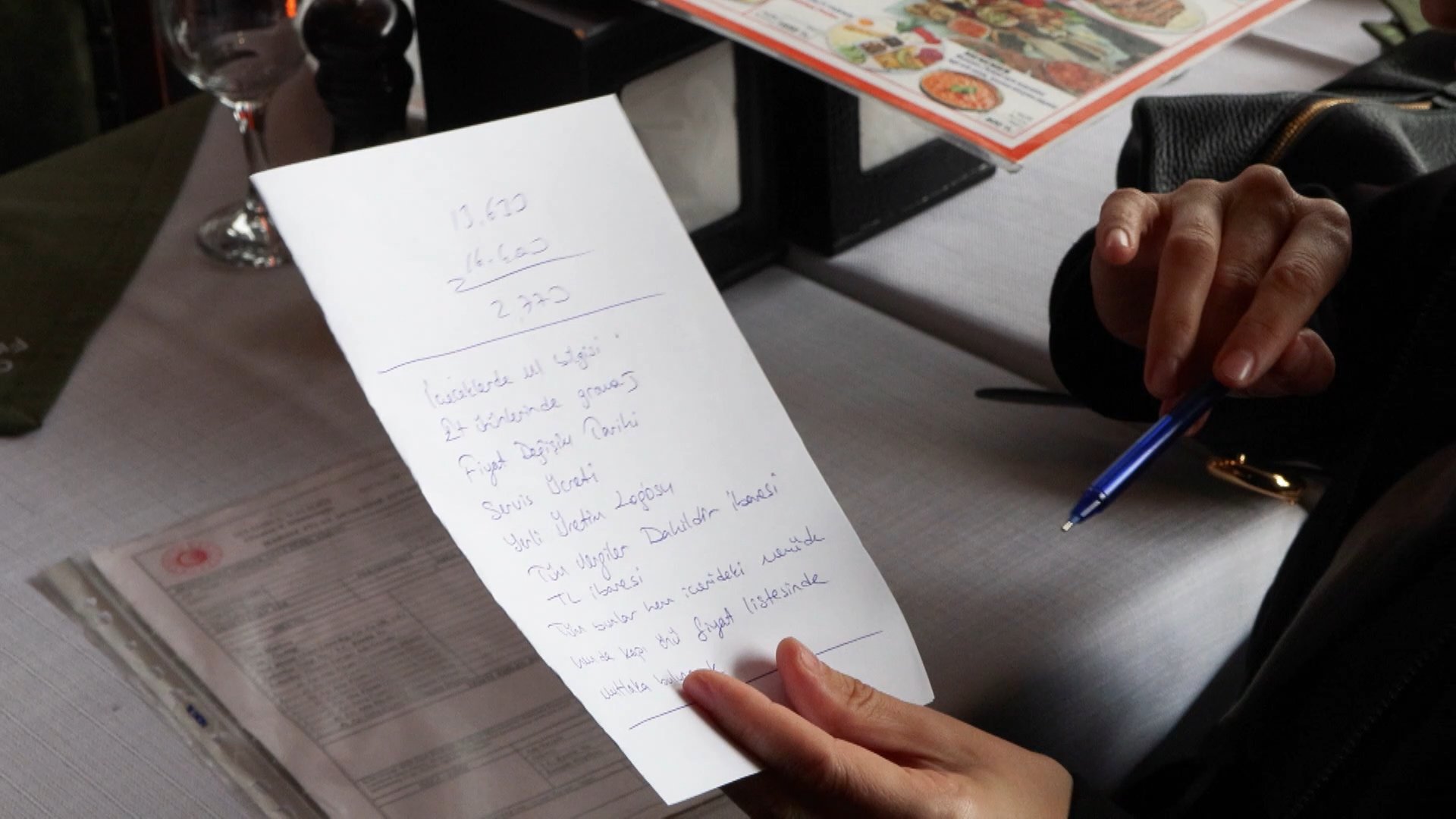 Beyoğlu restoran turist hesap