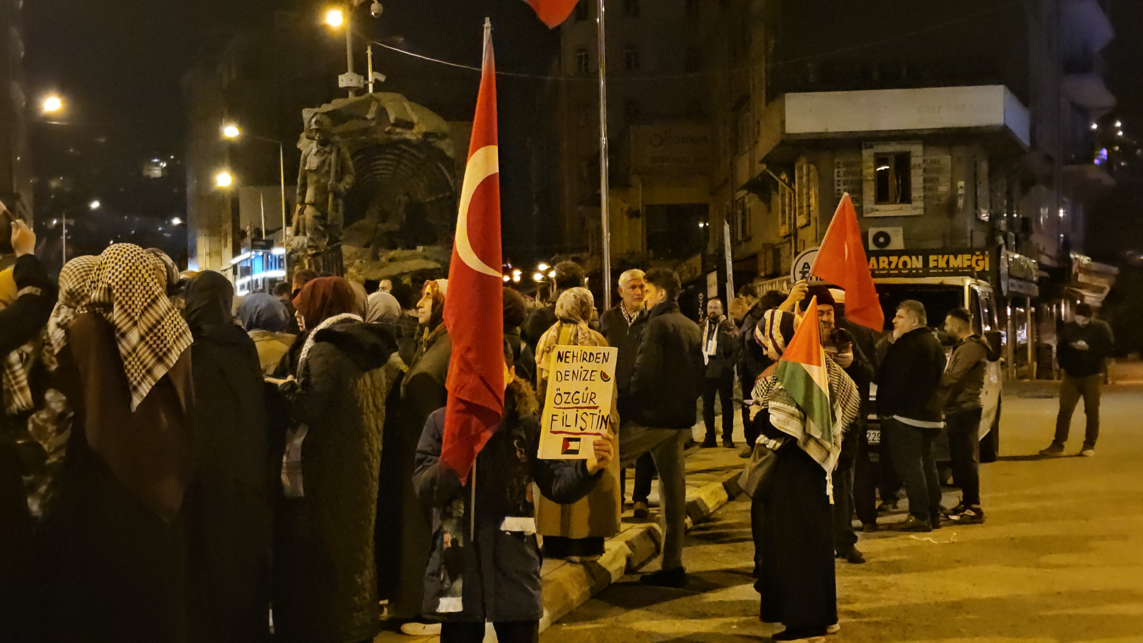 Zonguldak İsrail protestosu