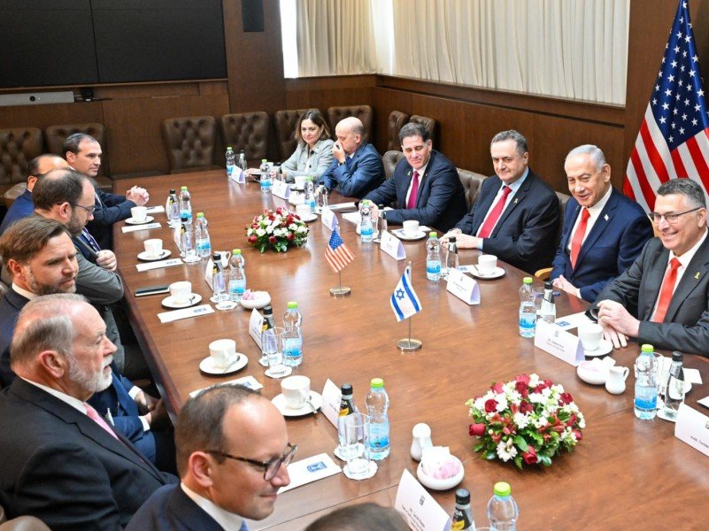 Vance Netanyahu diplomatik görüşme