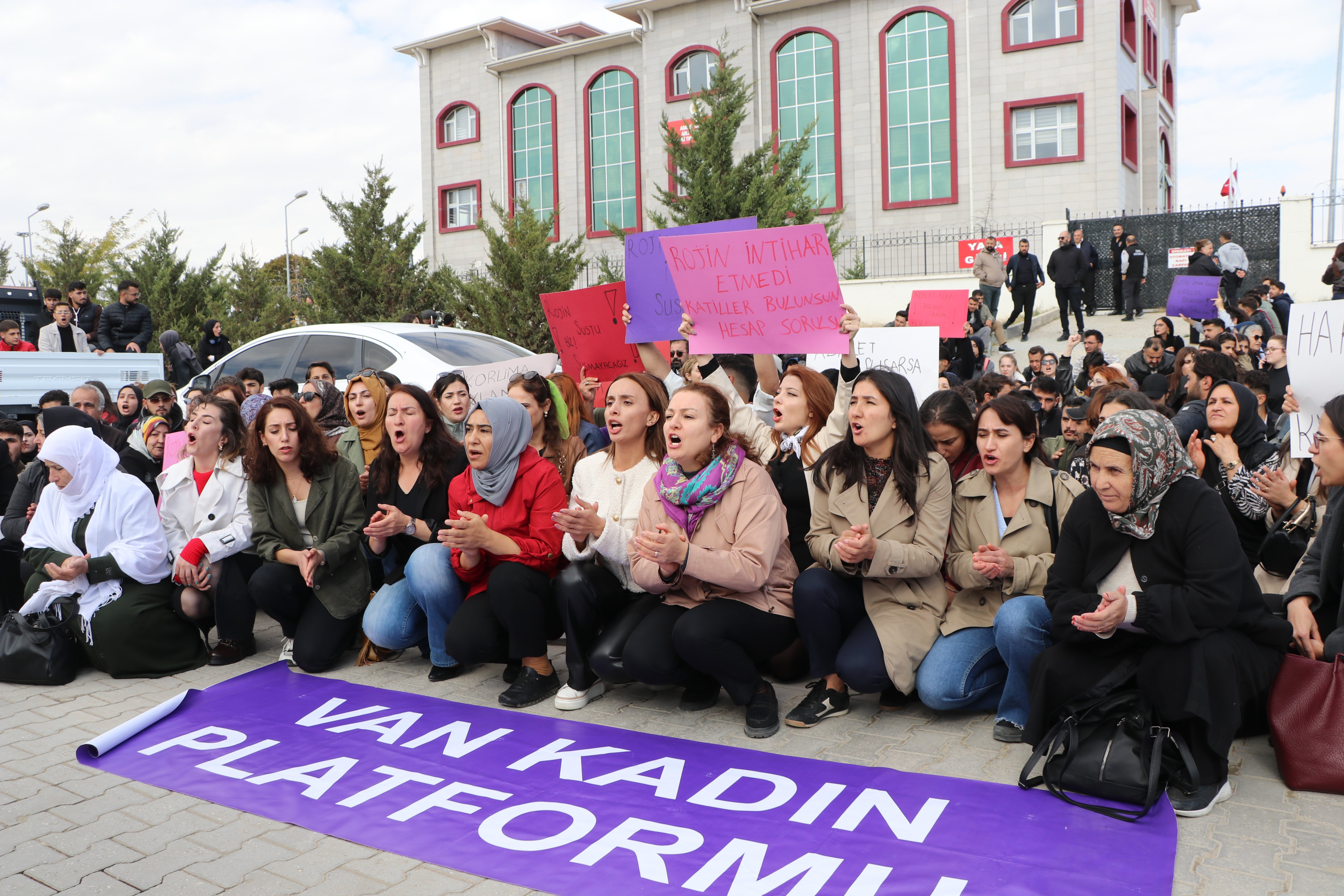 Van protesto