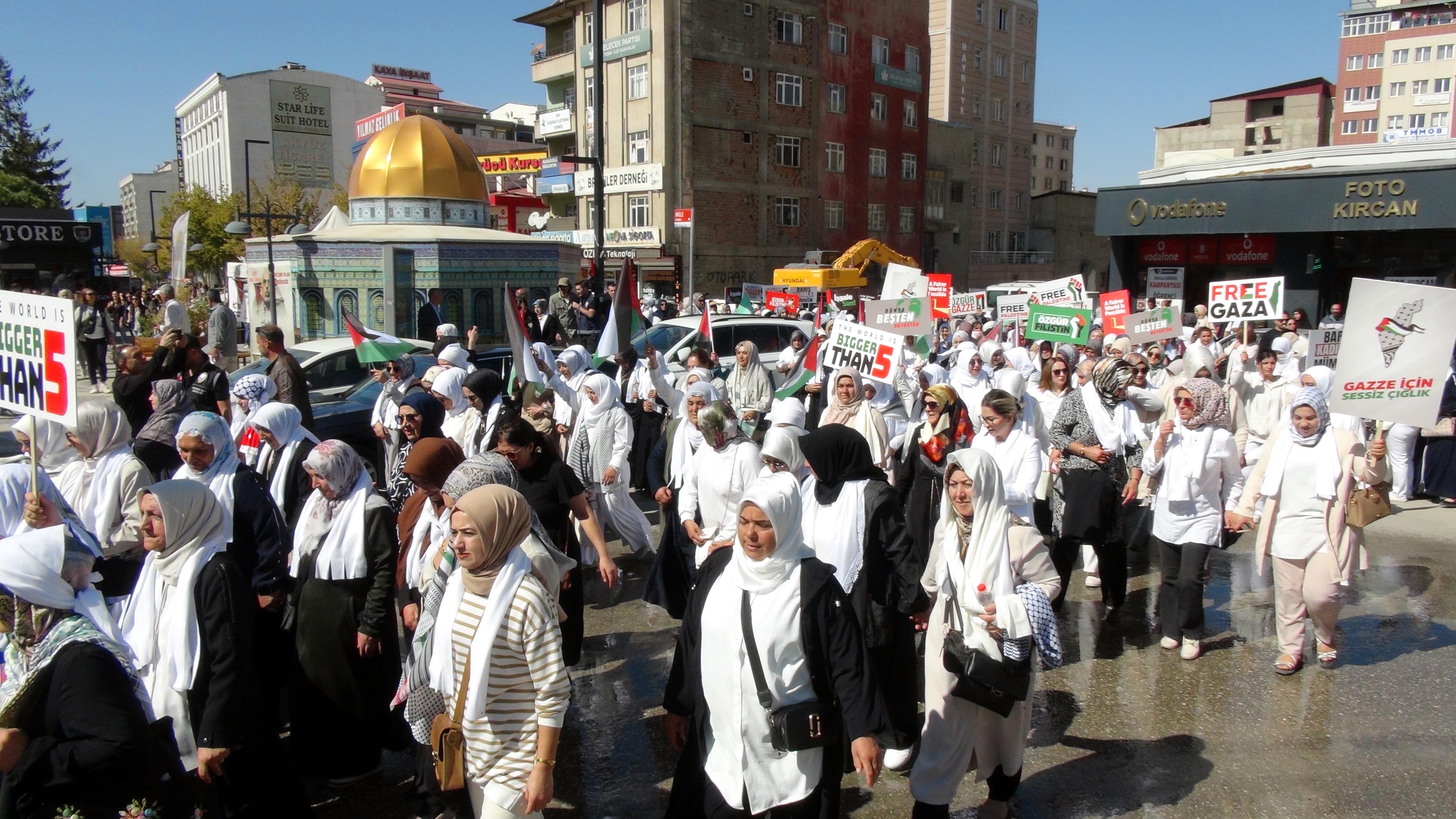 Van Gazze yürüyüşü kadınlar