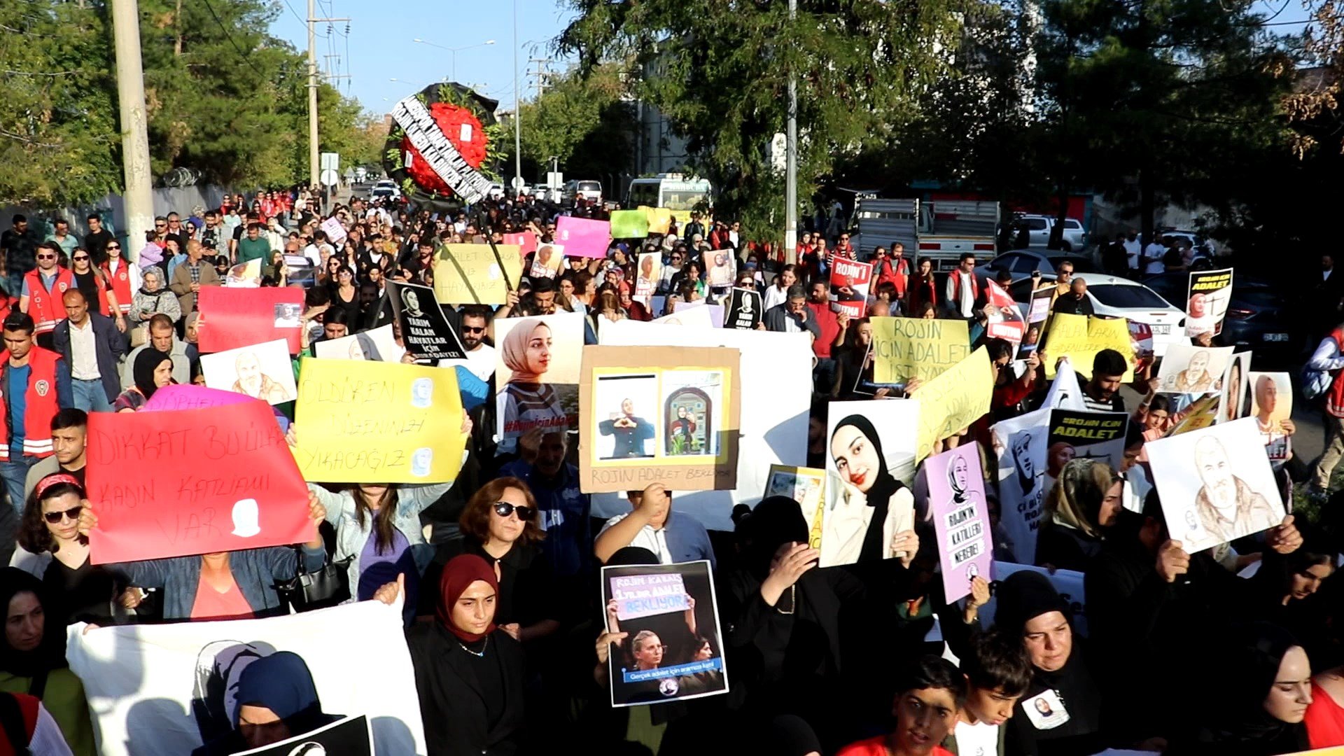 Rojin Kabaiş adalet yürüyüşü