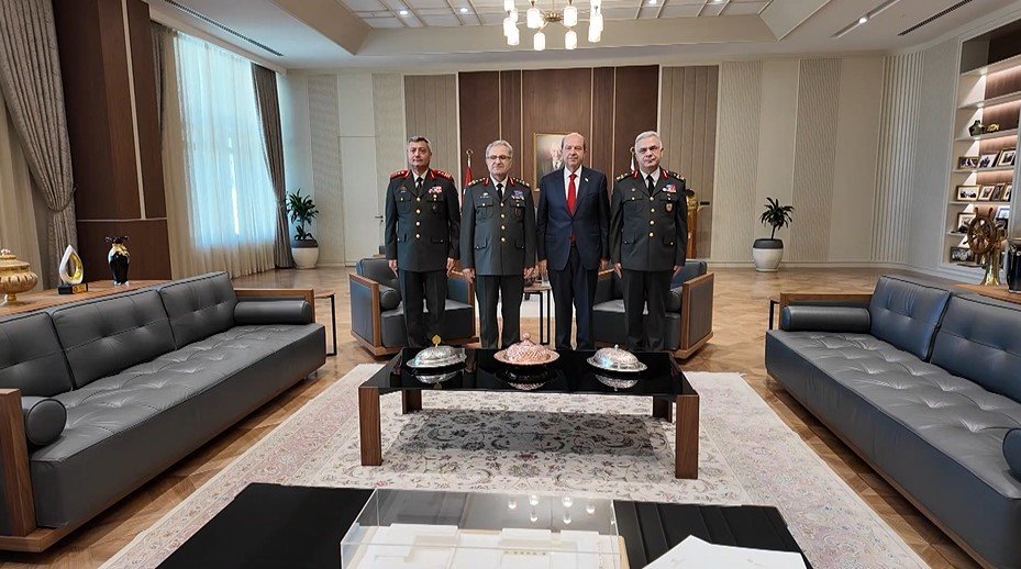 Kara Kuvvetleri Komutanı Orgeneral Metin Tokel KKTC ziyareti
