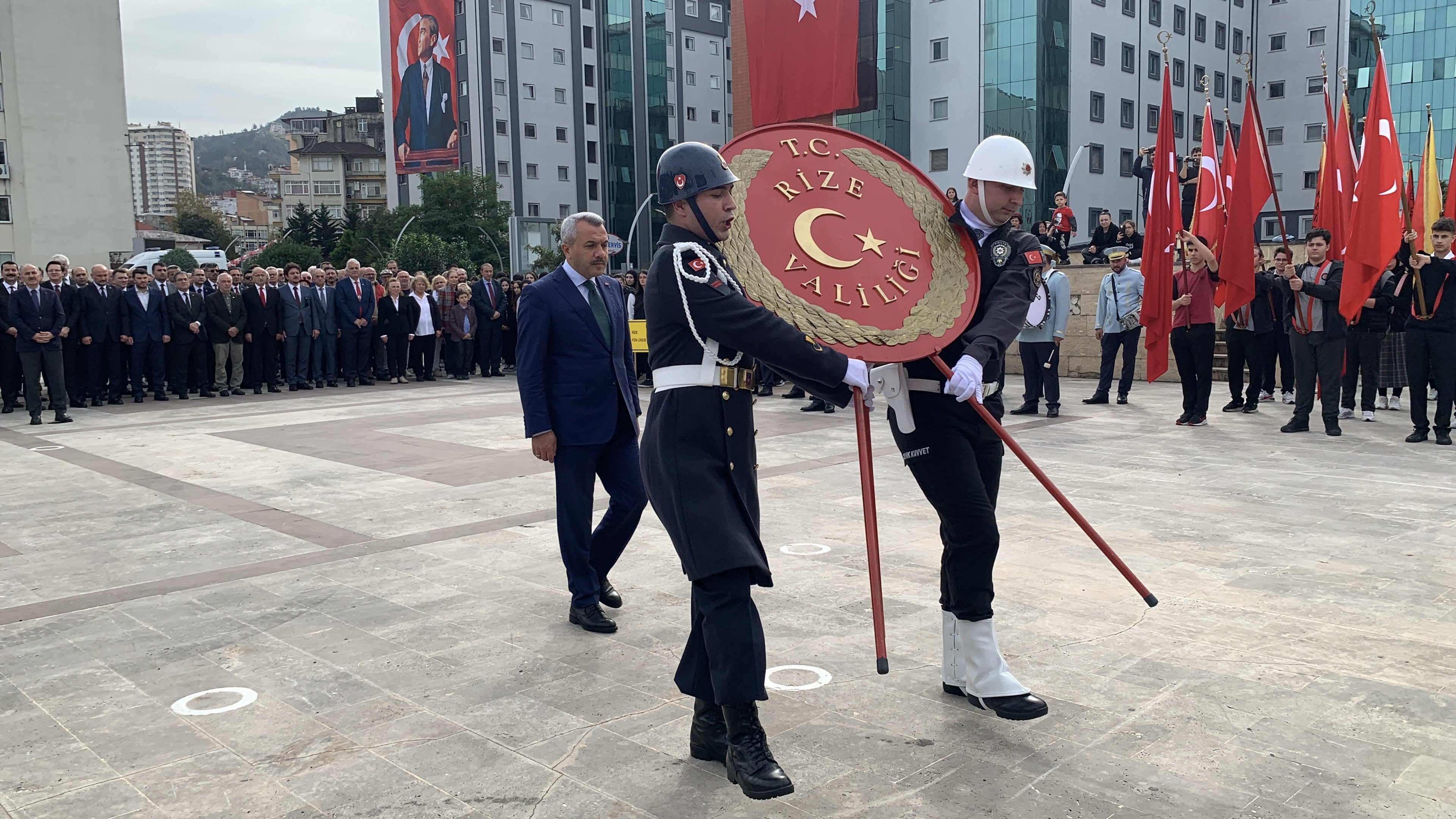 Rize Cumhuriyet Bayramı töreni