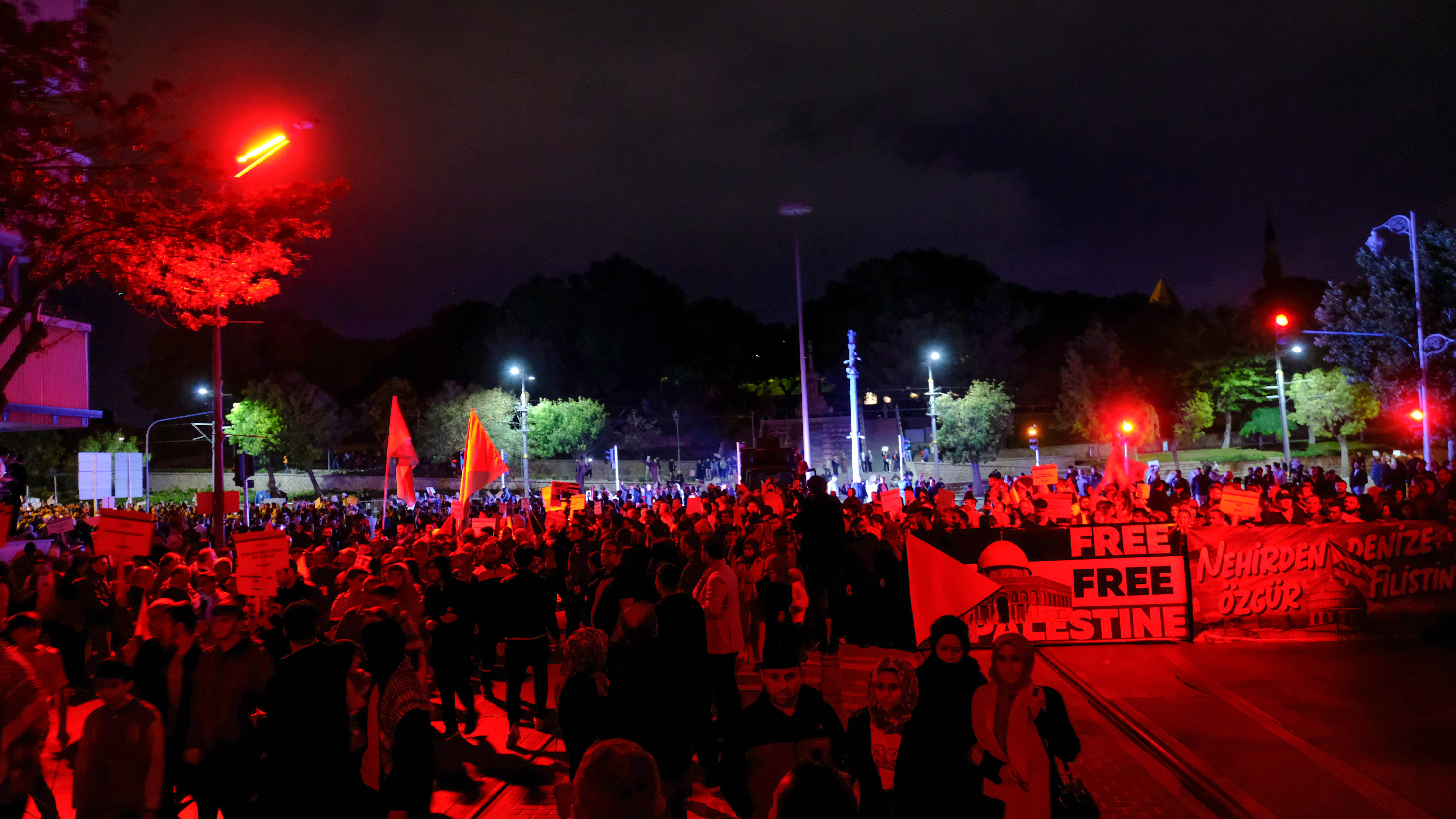 Konya Filistin protestosu