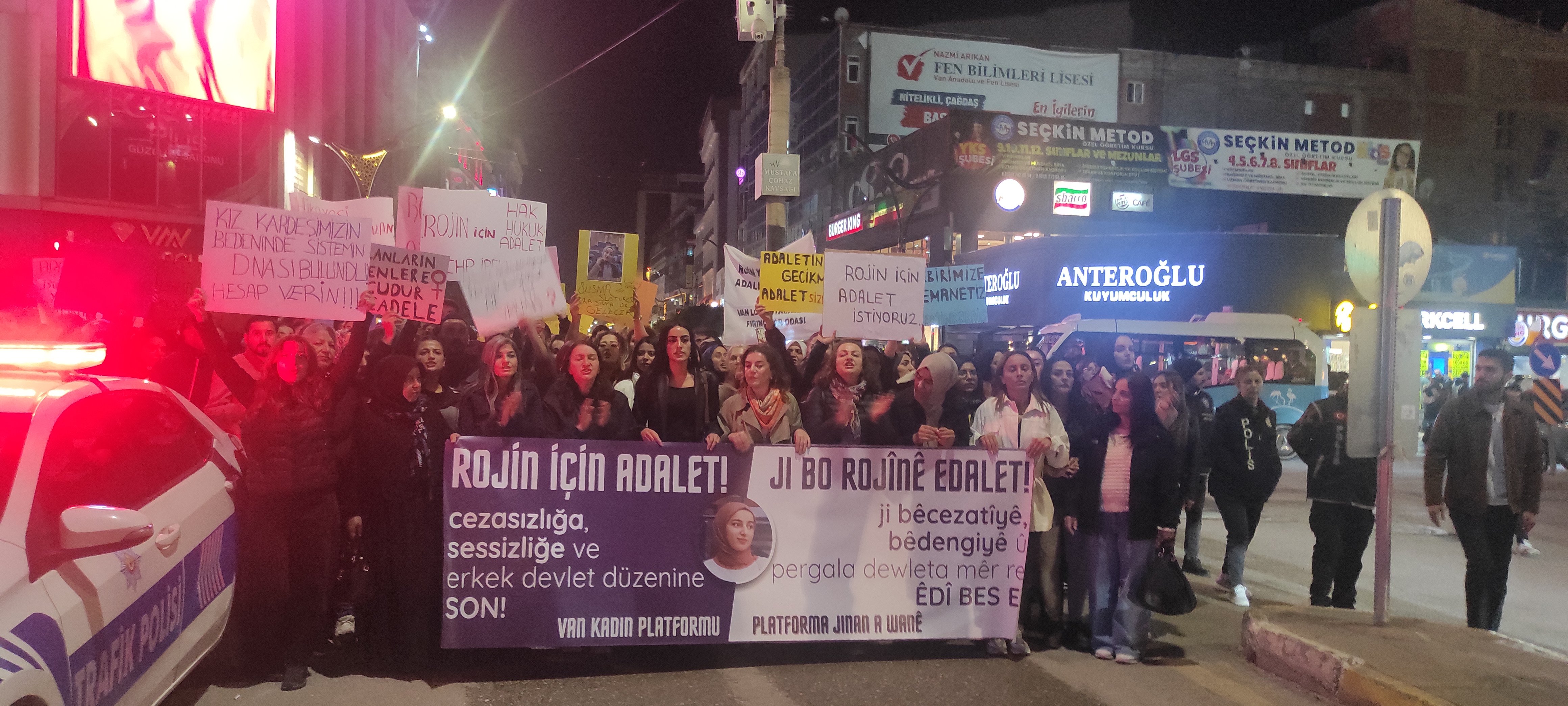 Rojin Kabaiş protesto eylemi