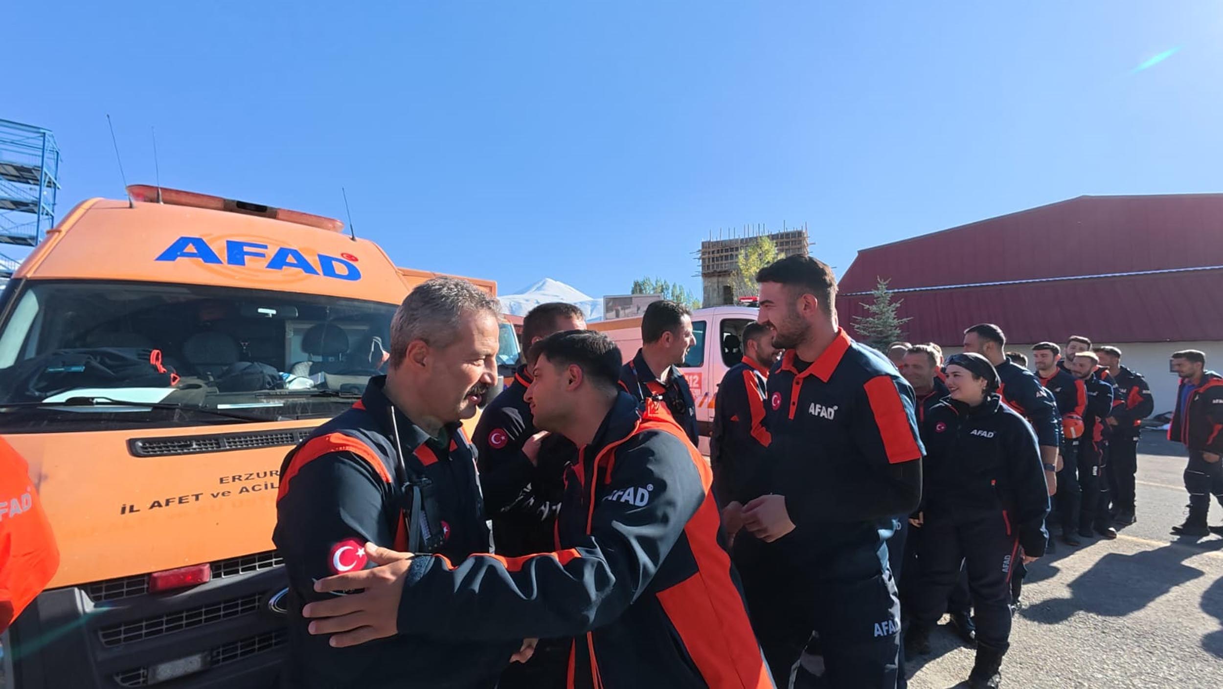 AFAD Ekip Vedalaşması