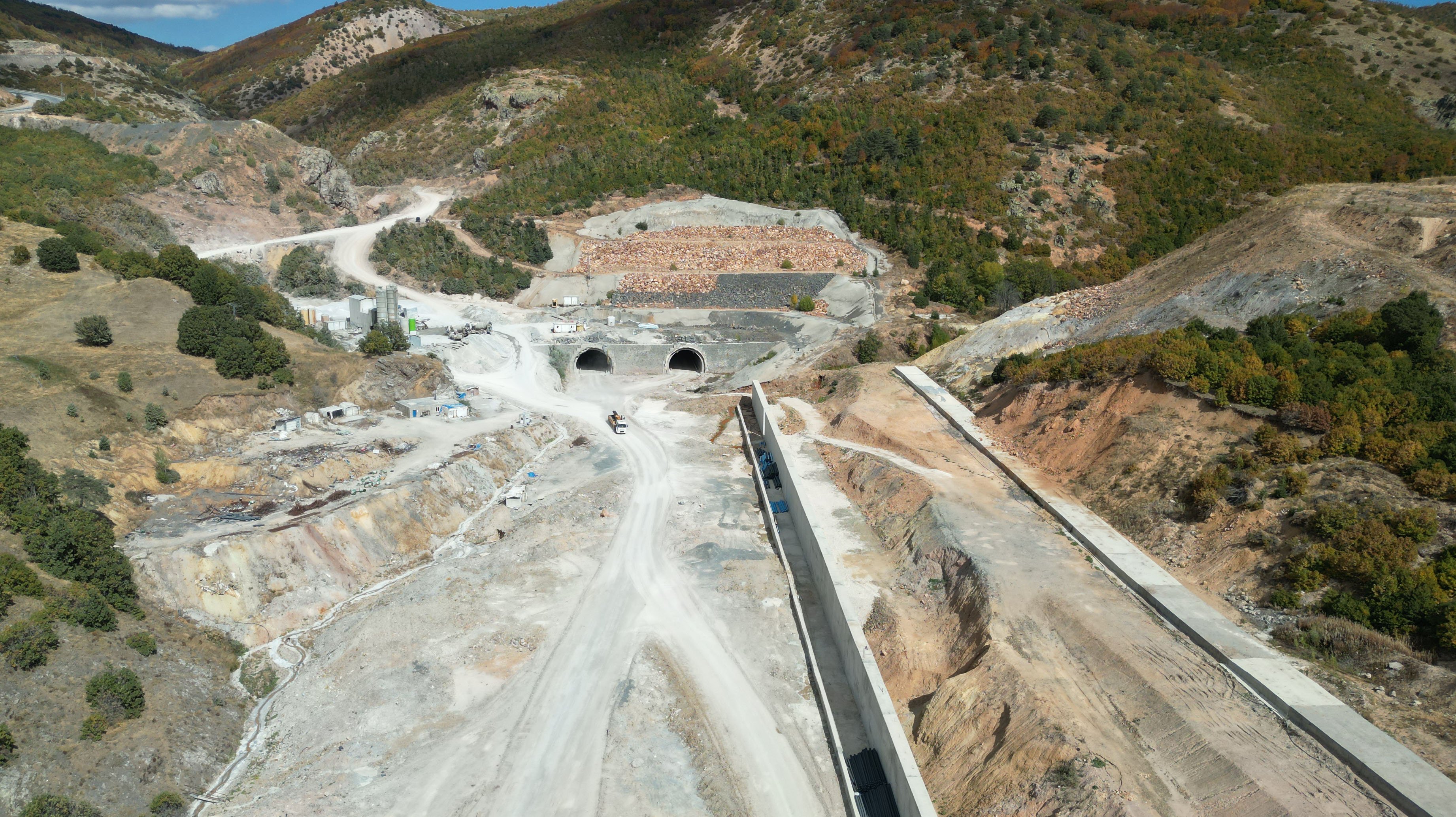 Geminbeli Tüneli teknik çalışmalar
