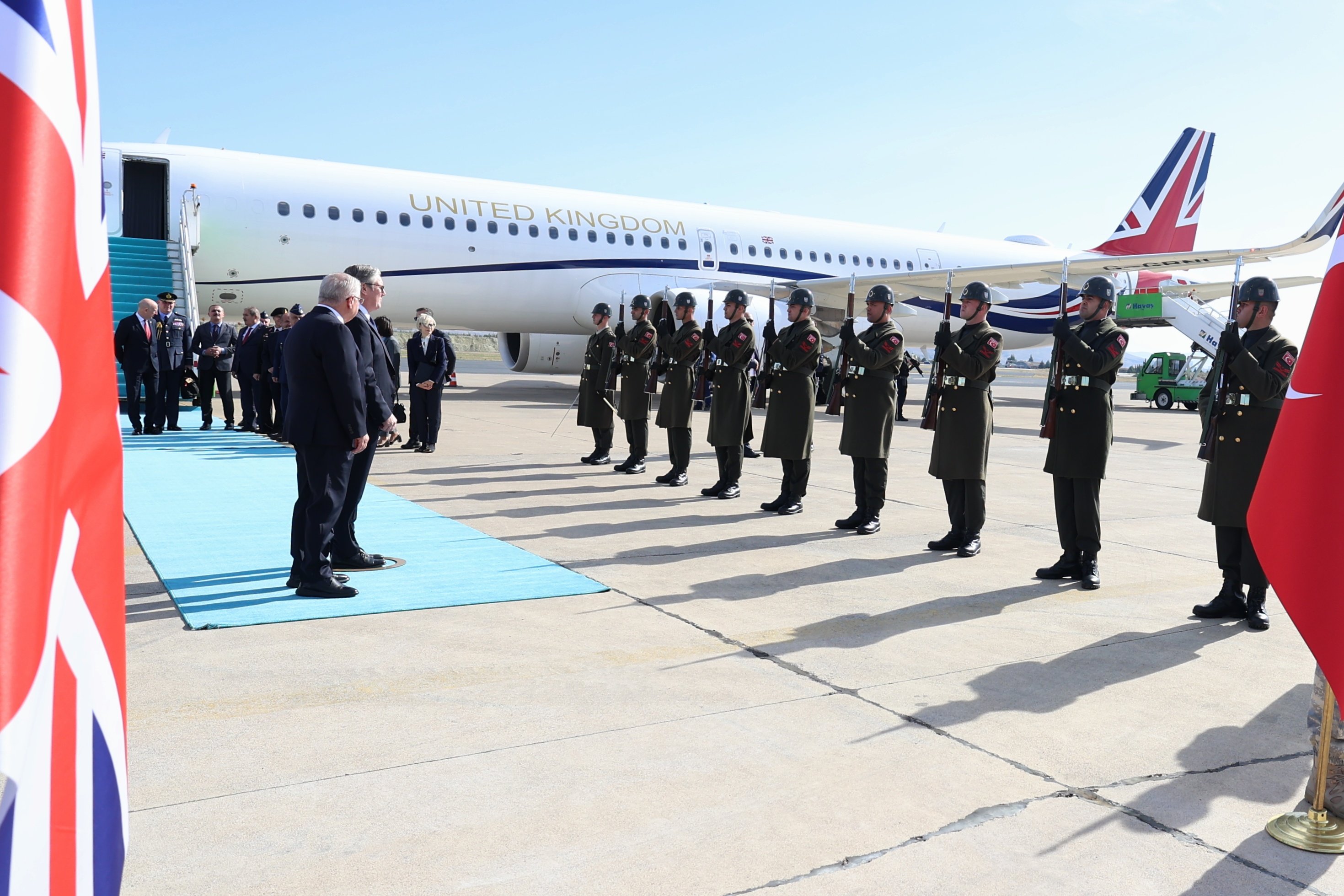Ankara ziyareti askeri tören