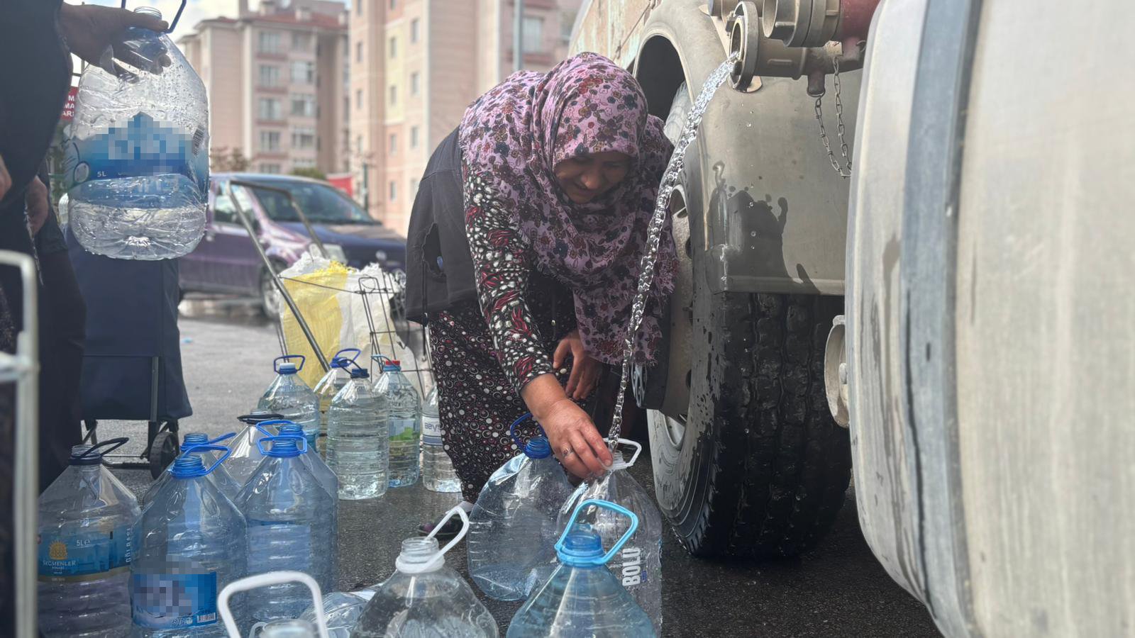 Ankara su kesintisi tanker dağıtımı
