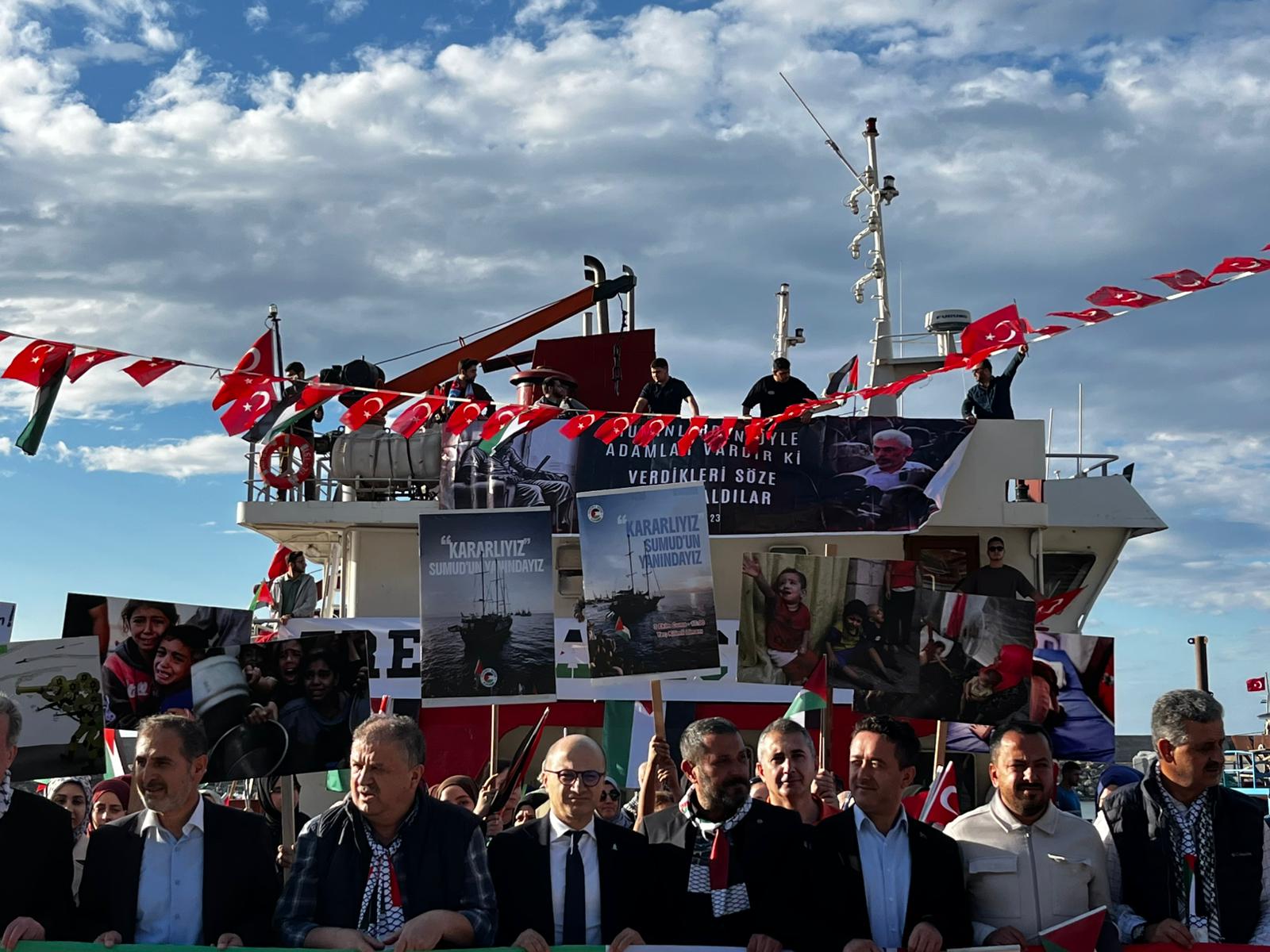 Zonguldak Filistin destek eylemi