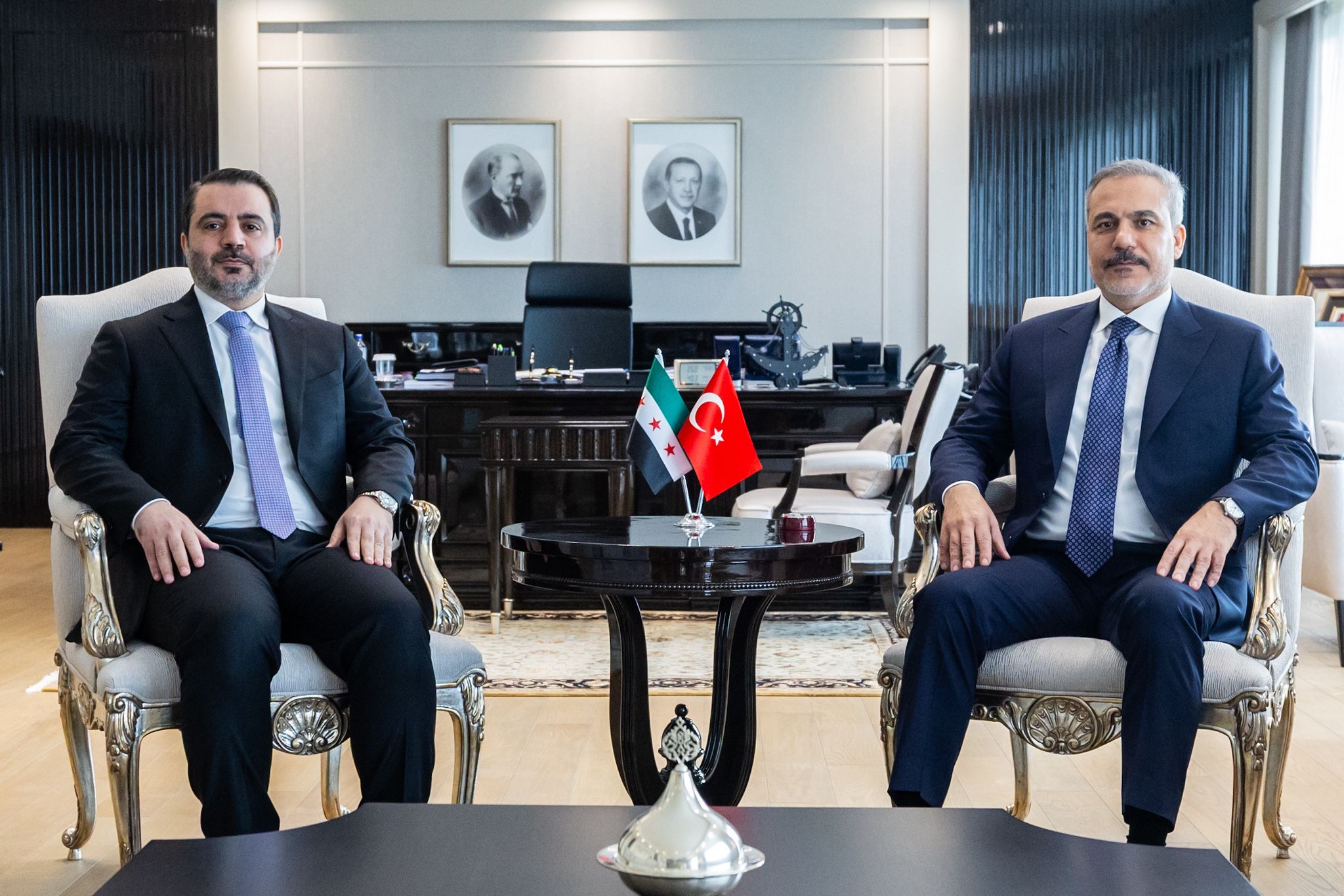 Hakan Fidan Esad Hasan Şeybani Görüşmesi