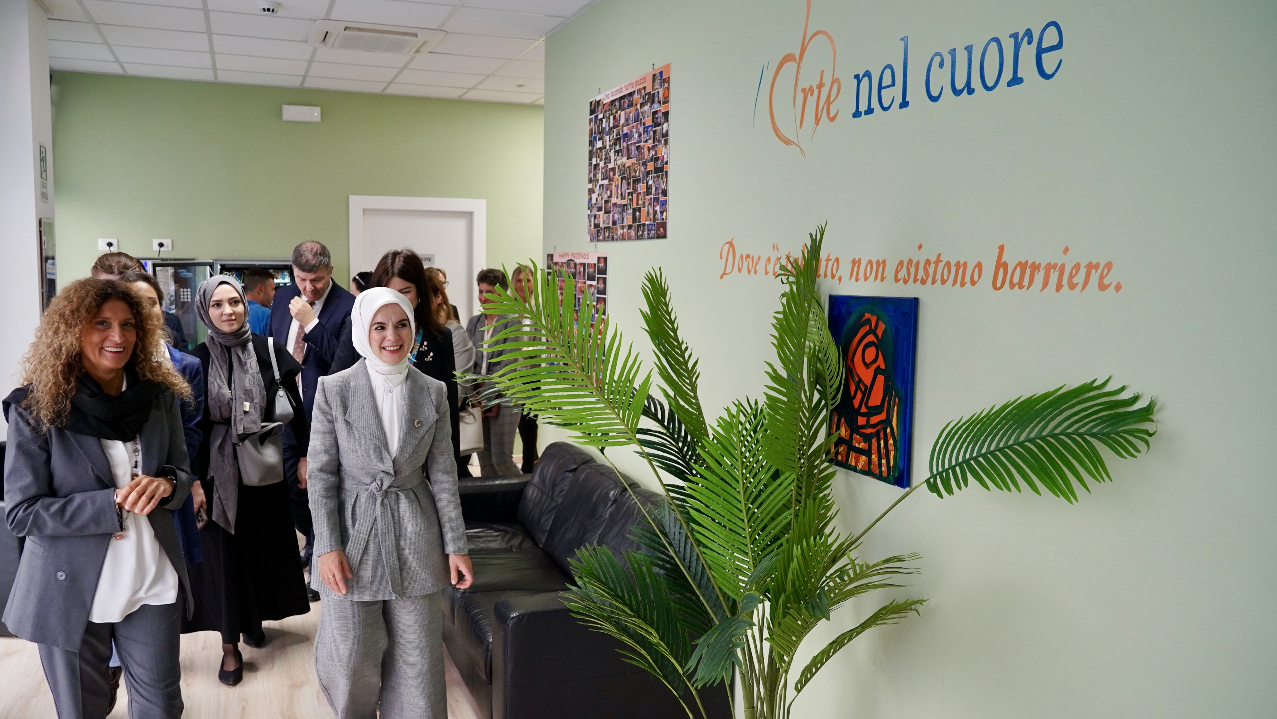 Bakan Göktaş Engelli Çocuklar Sanat Eğitimi