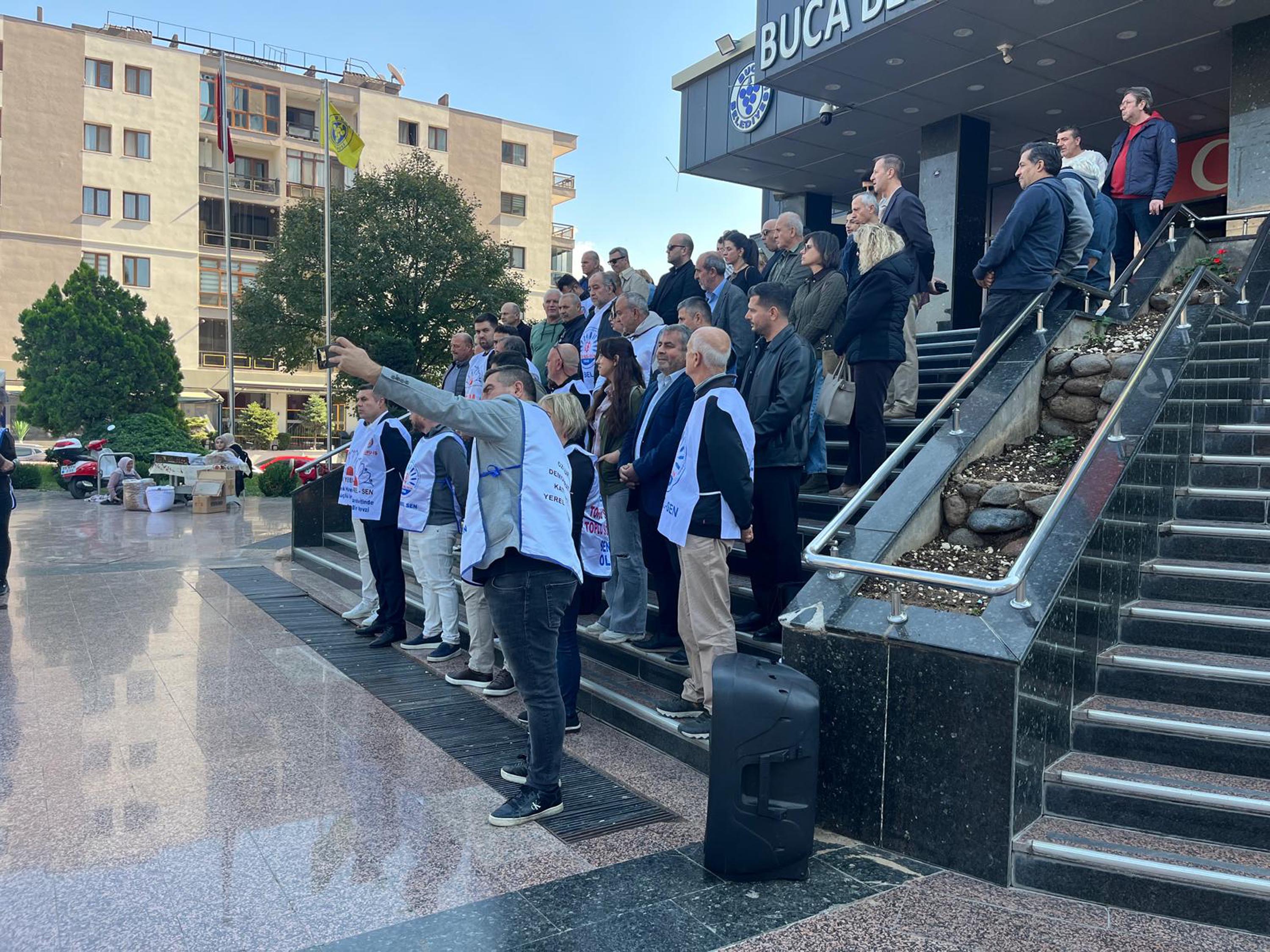 Buca Belediyesi memur eylemi