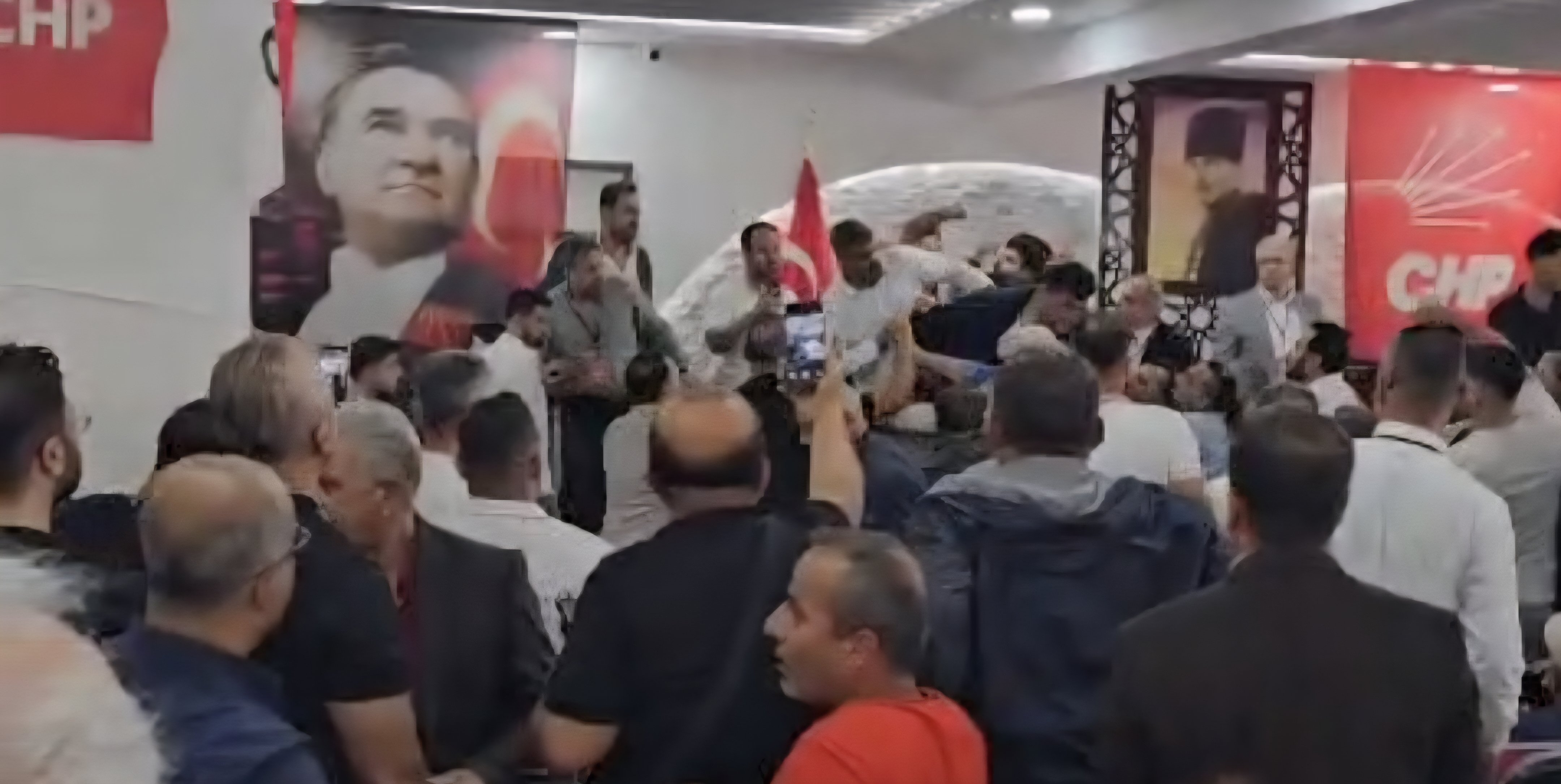 CHP Samandağ Kongresi kavga