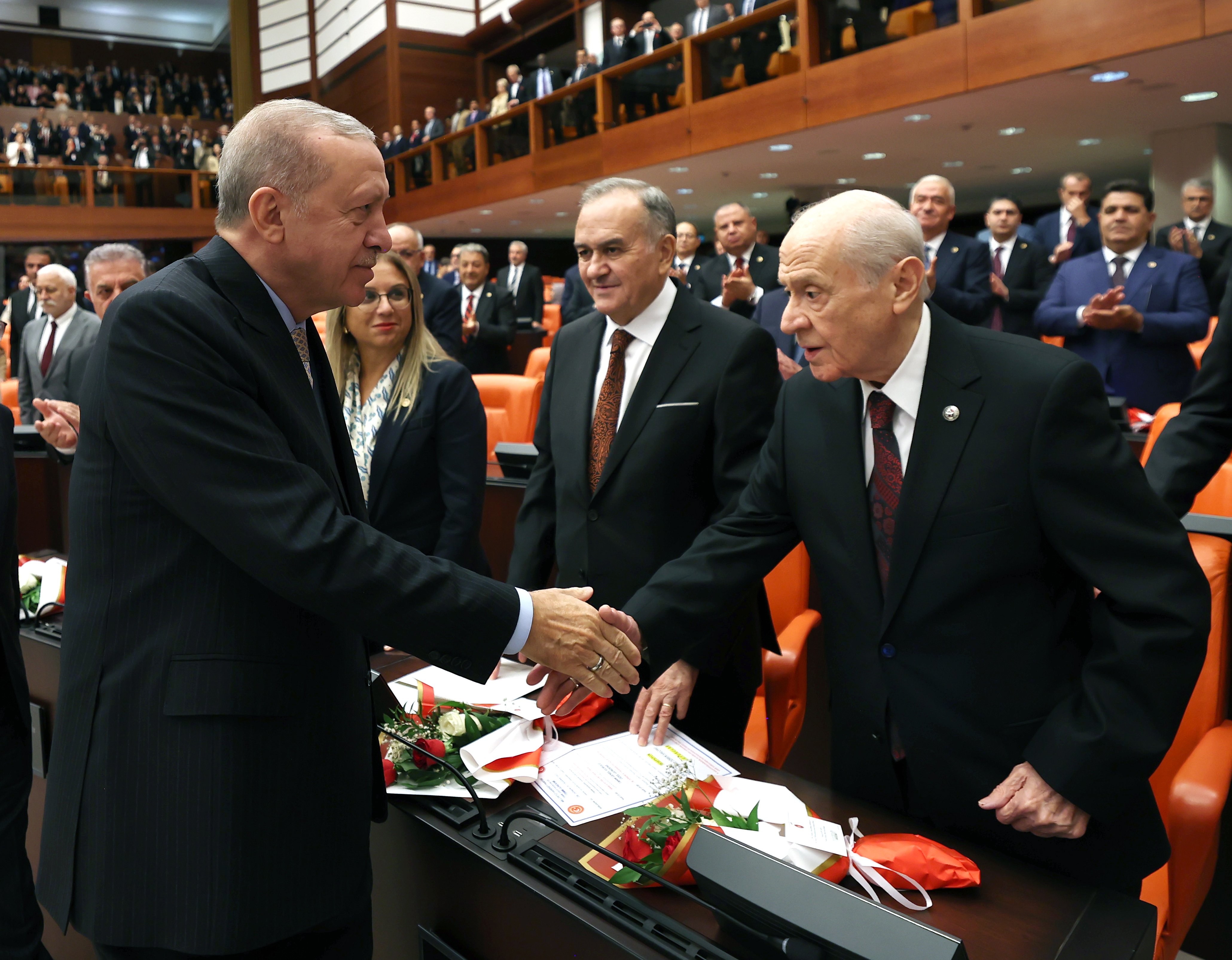 Cumhurbaşkanı Erdoğan milletvekilleriyle