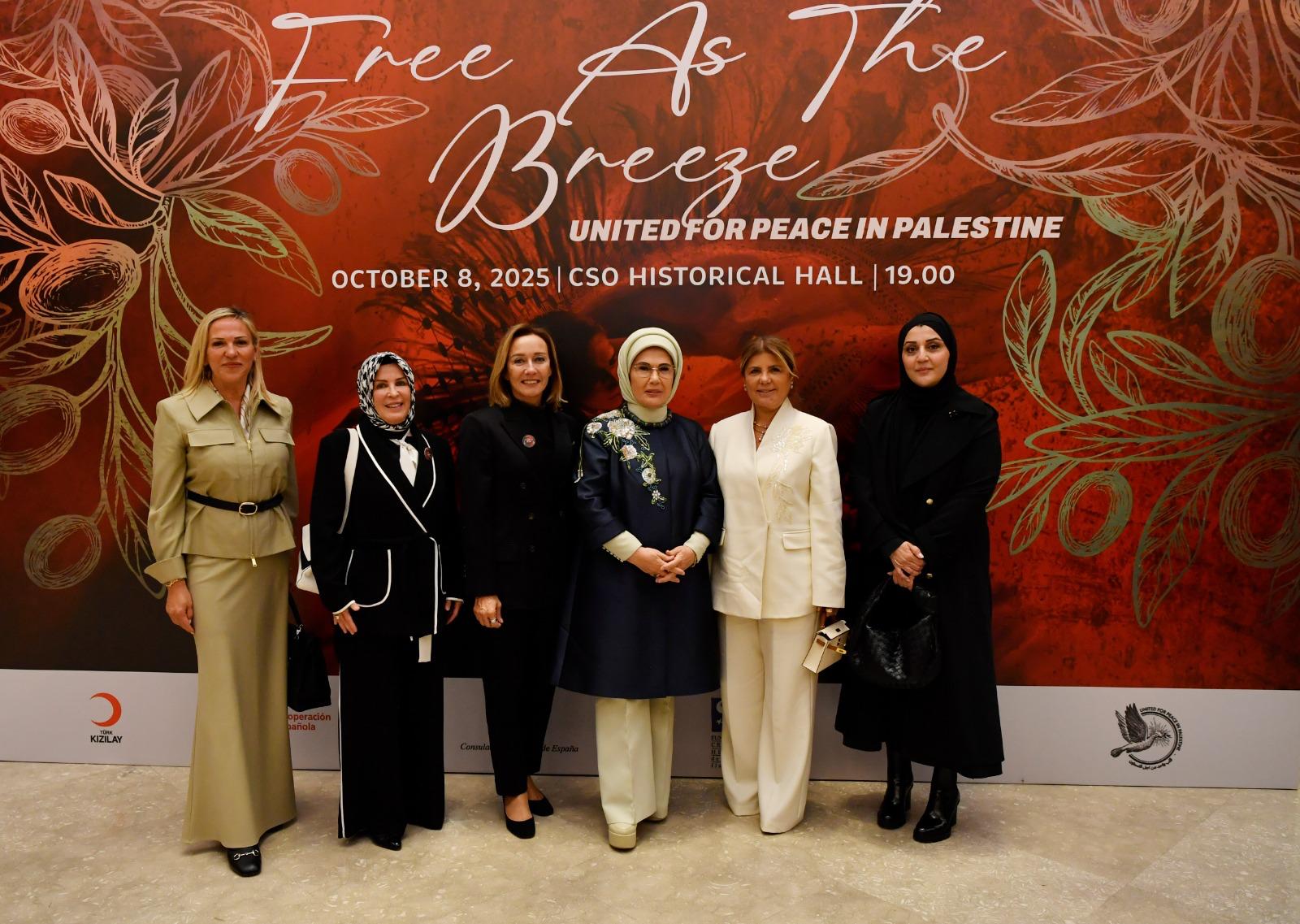 Gazze yardım etkinliği katılımcılar