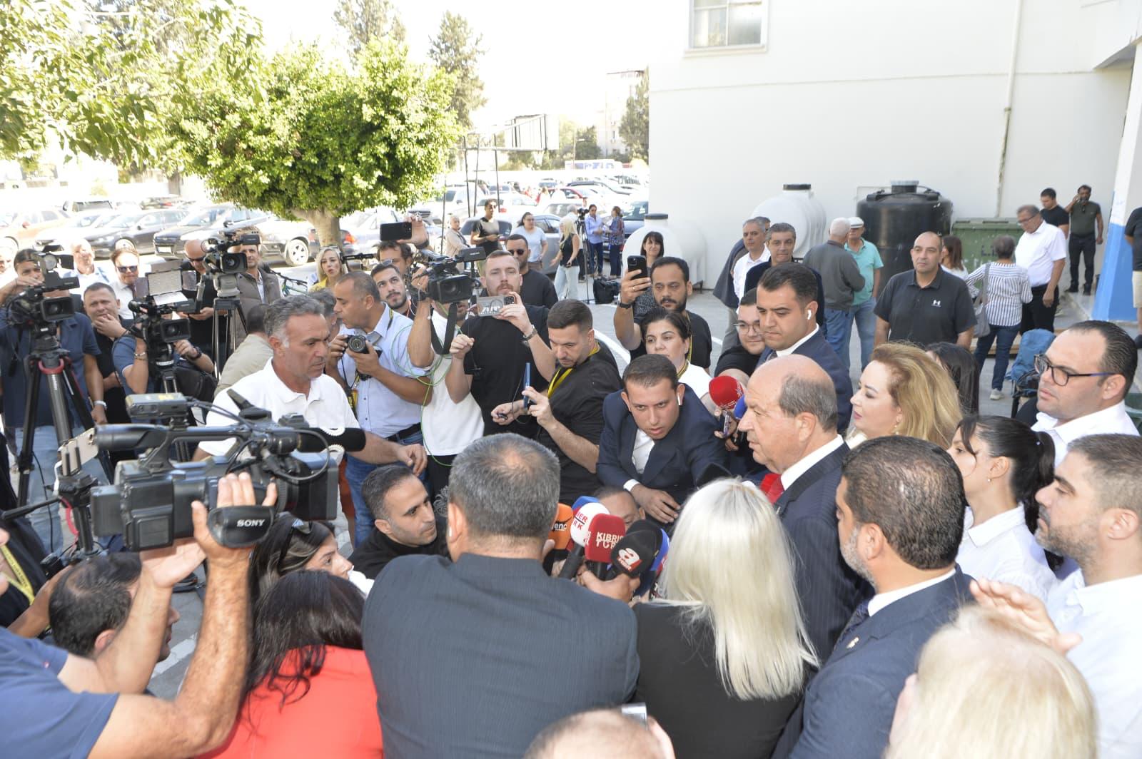 Ersin Tatar basın açıklaması