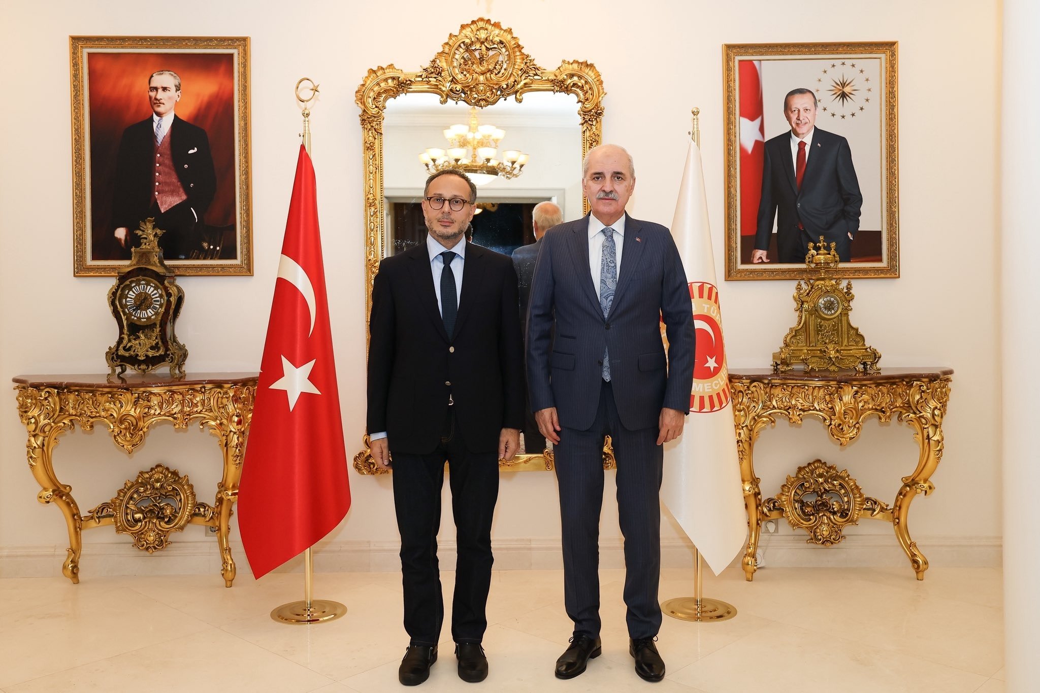 Numan Kurtulmuş TÜRKPA Genel Sekreteri Ramil Hasan