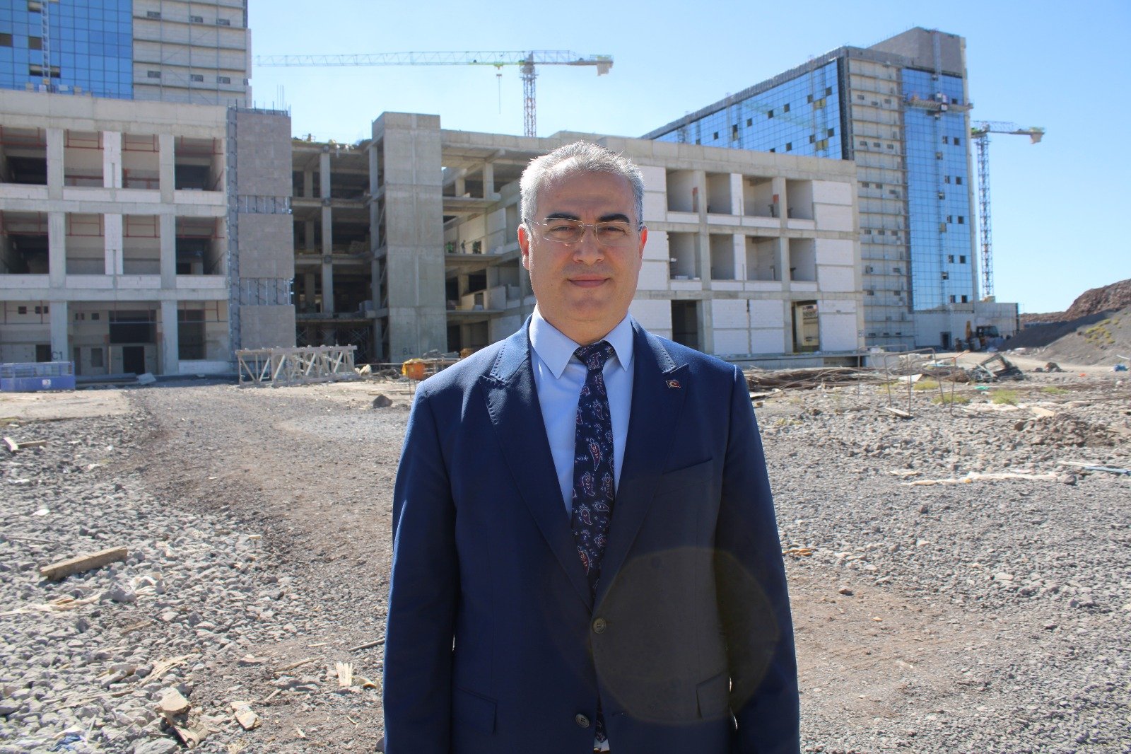 Kayapınar Şehir Hastanesi inşaatı