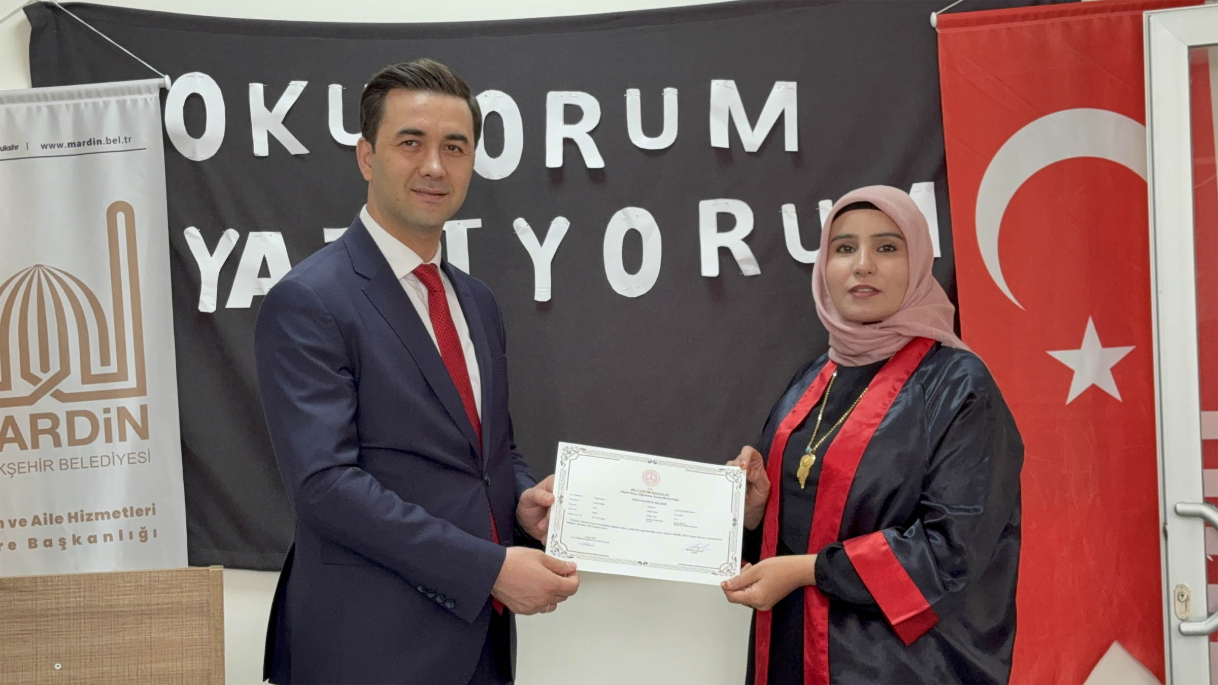 Mardin okuma yazma kursu mezuniyet töreni