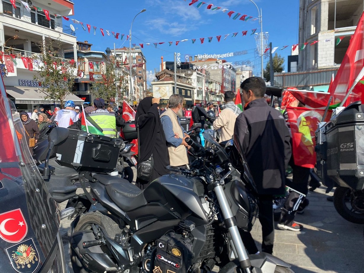 Motorcular Gazze İçin Buluştu
