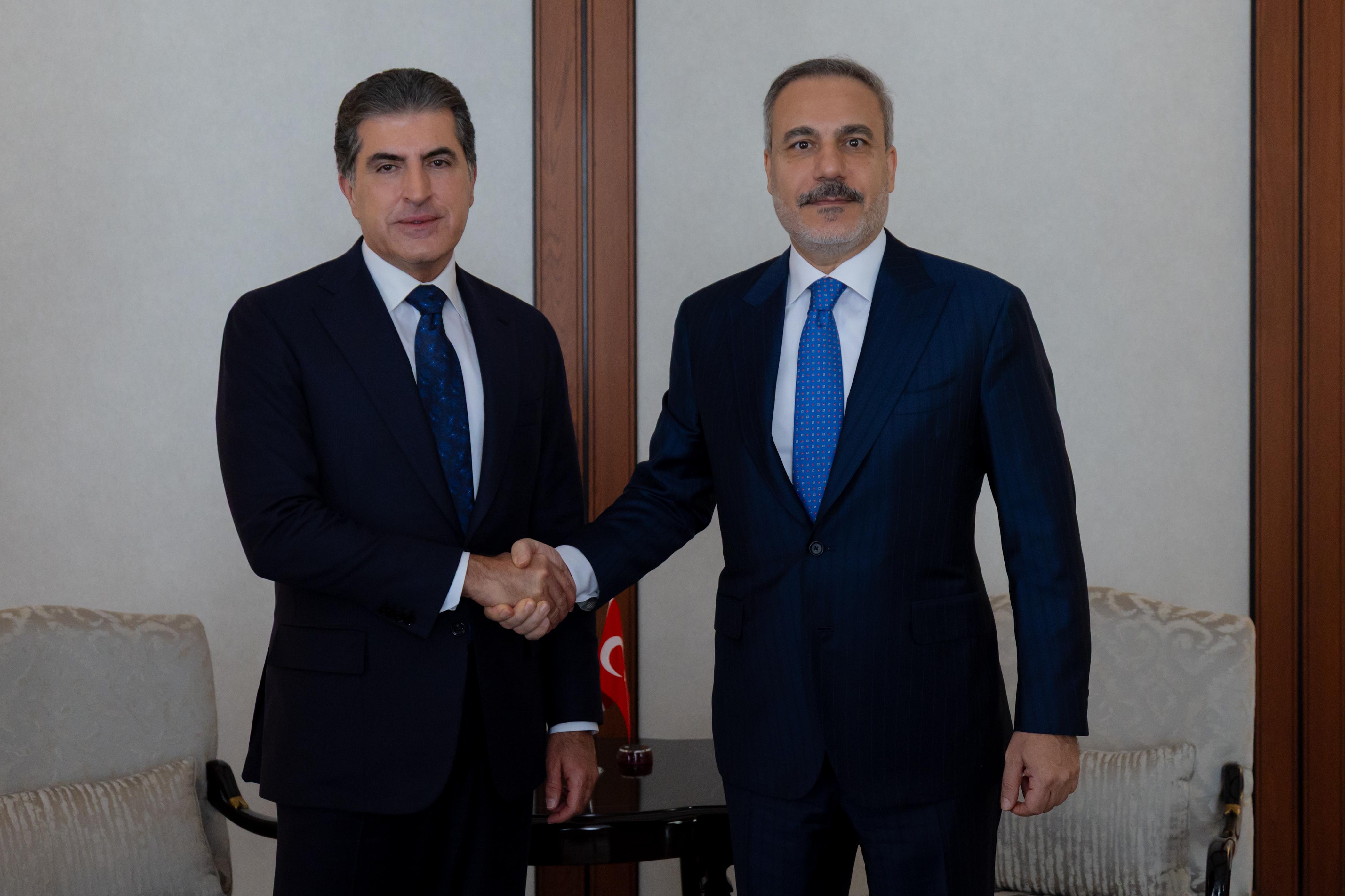 Hakan Fidan Neçirvan Barzani görüşmesi