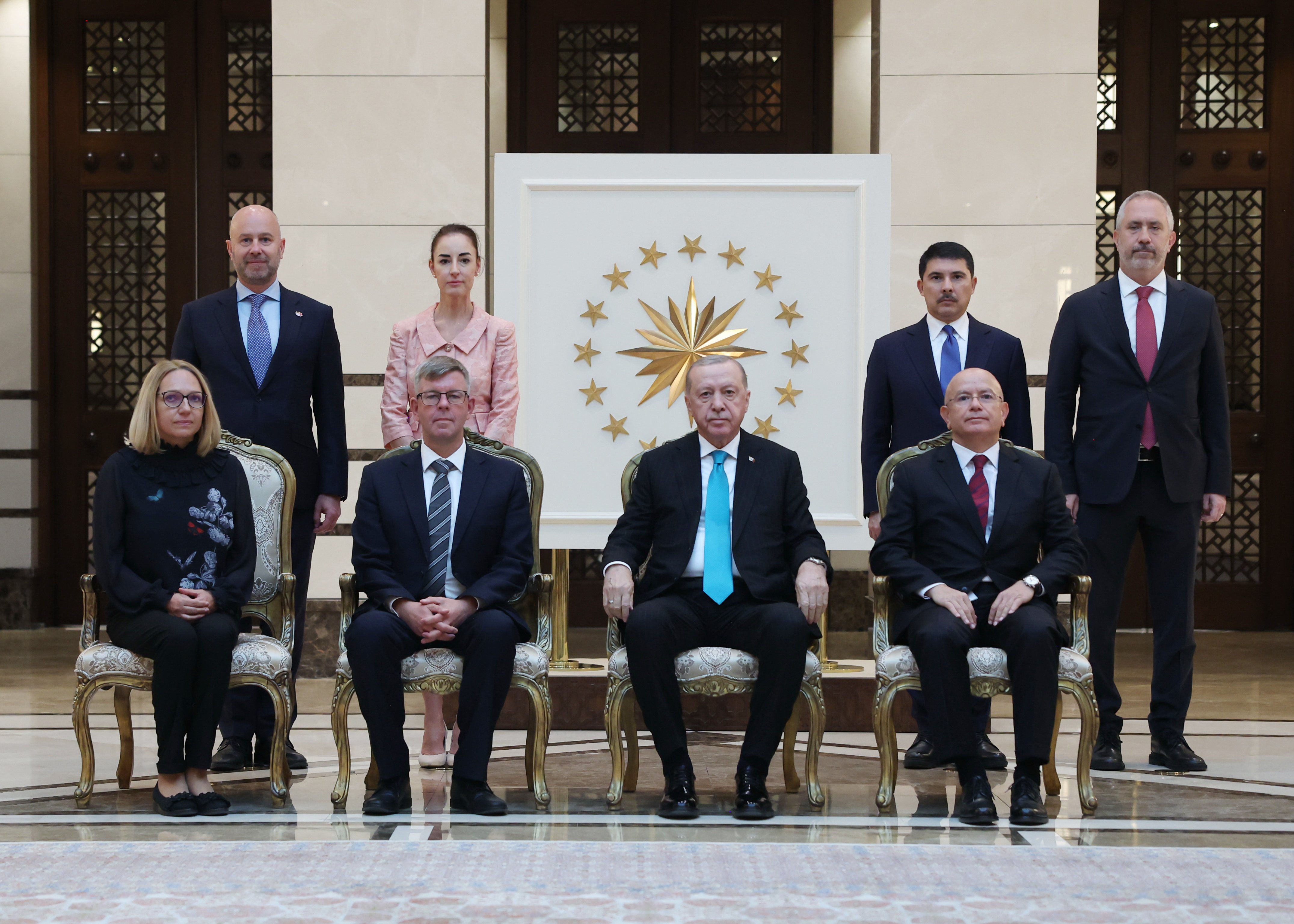 Cumhurbaşkanı Erdoğan büyükelçileri kabul ediyor