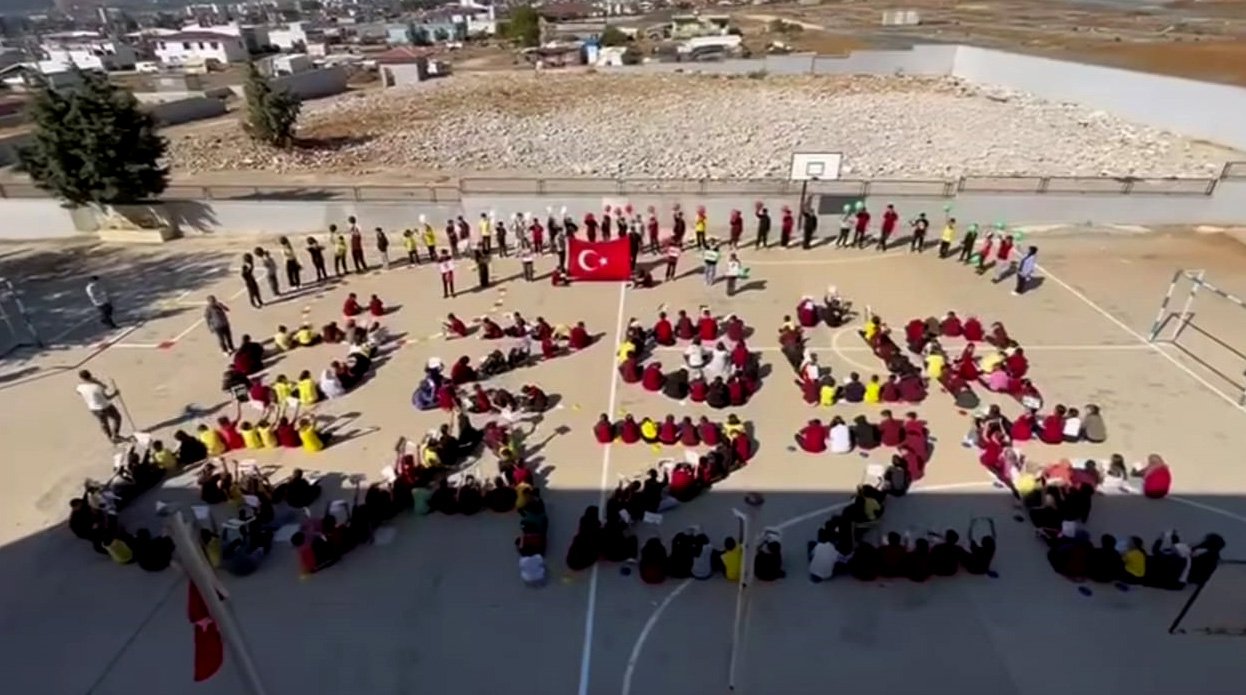 Özgür Gazze koreografisi