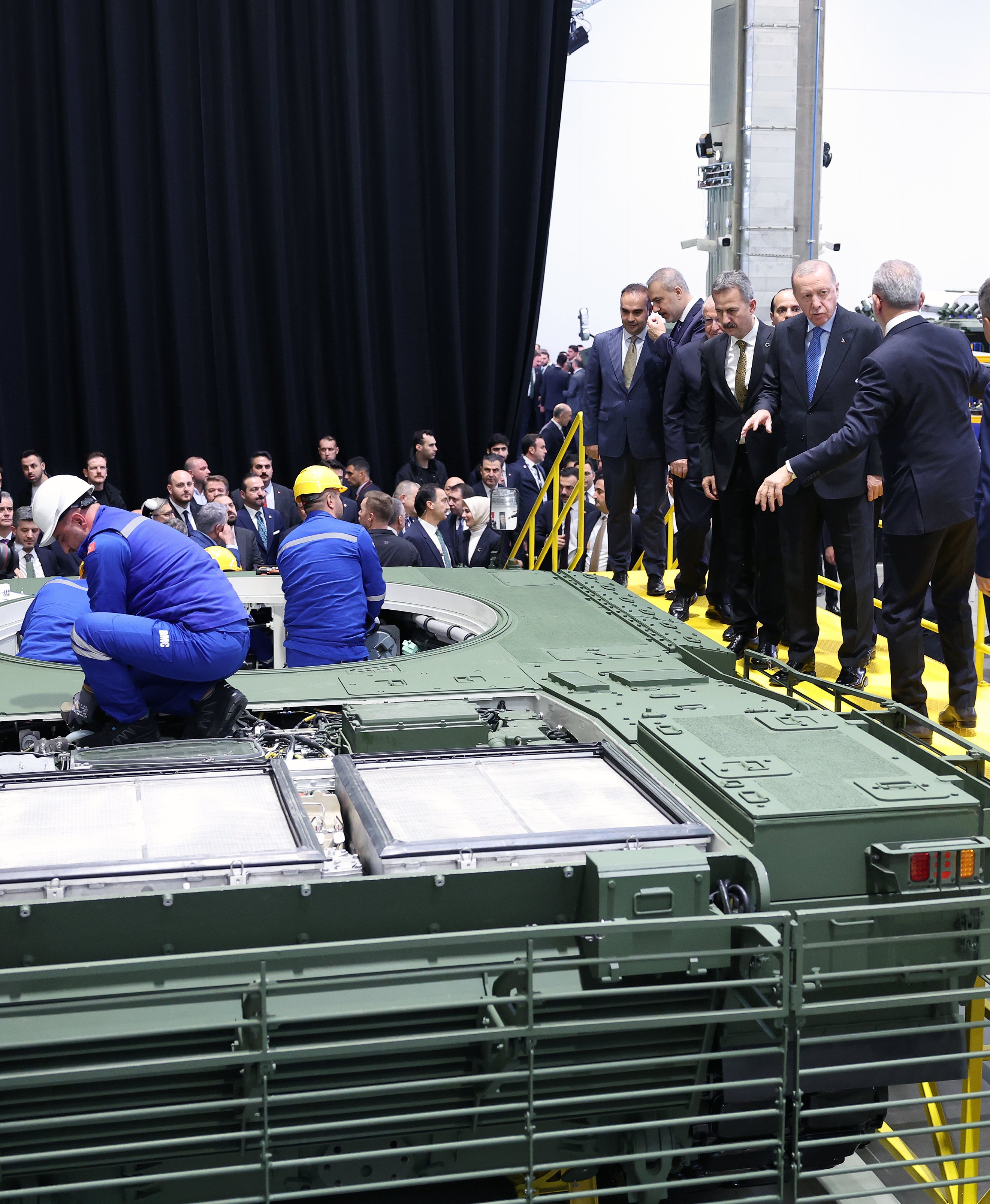 Cumhurbaşkanı Erdoğan Tank İncelemesi