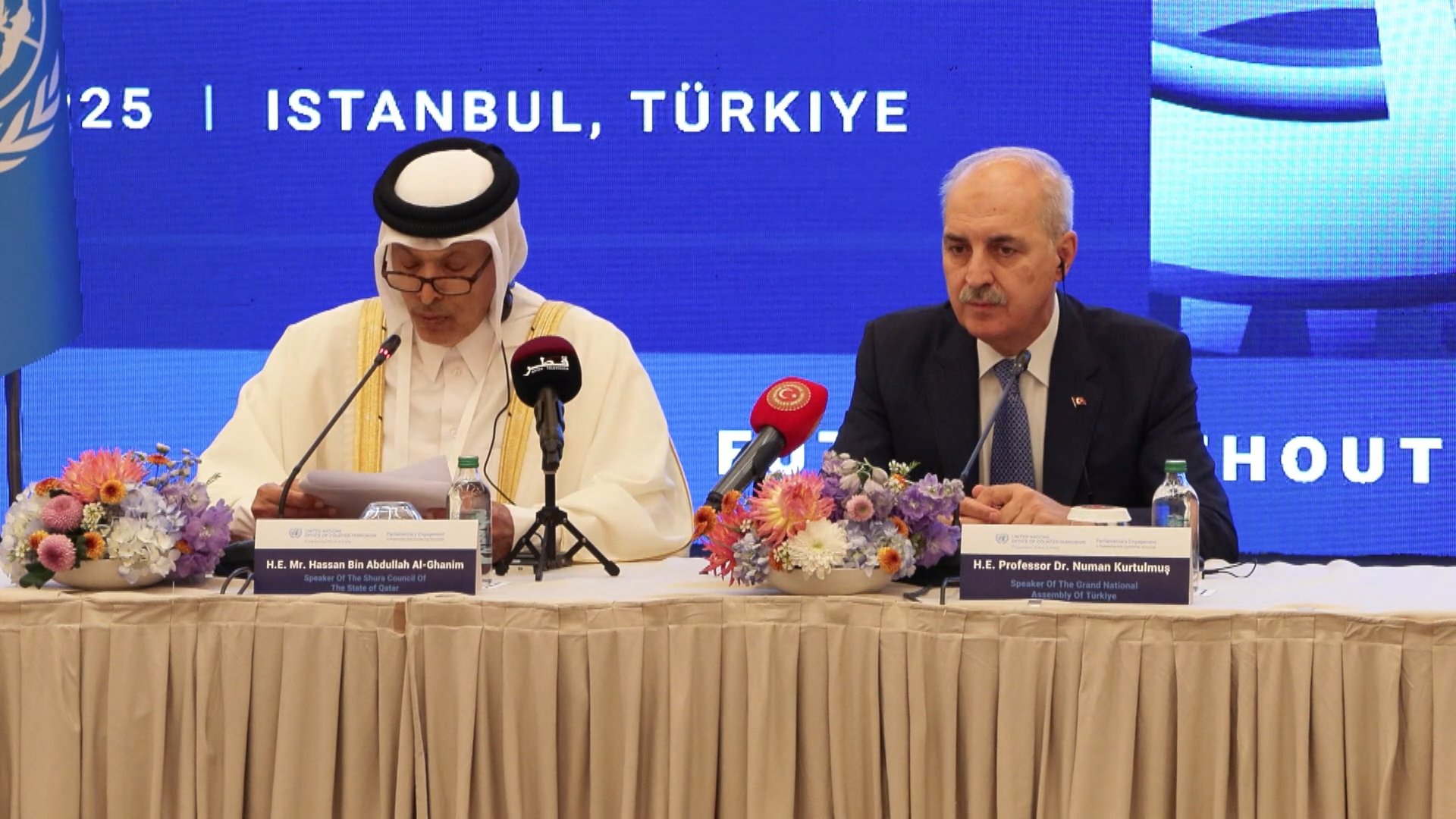 TBMM Başkanı Numan Kurtulmuş konferansta