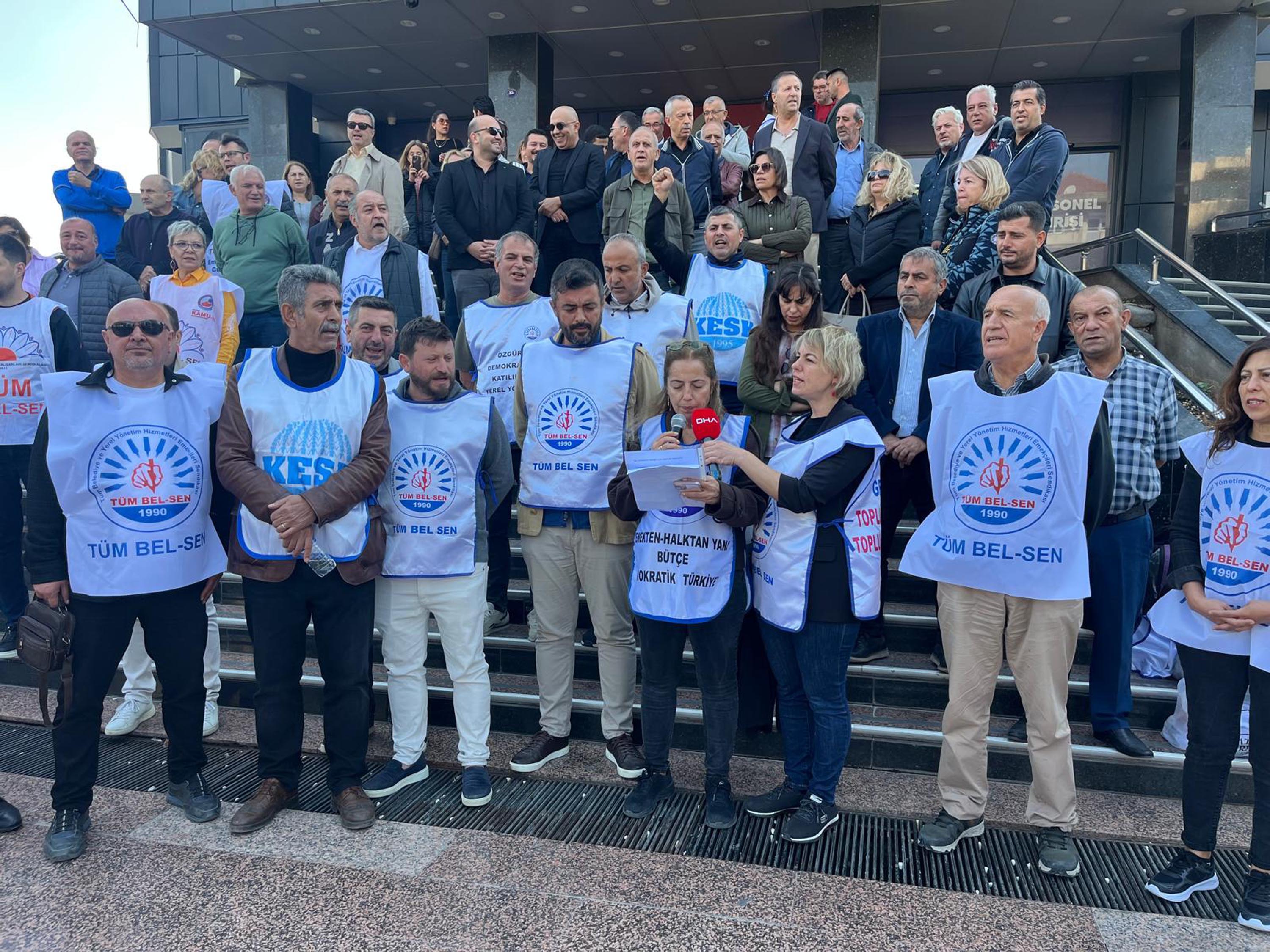 Buca Belediyesi iş bırakma eylemi