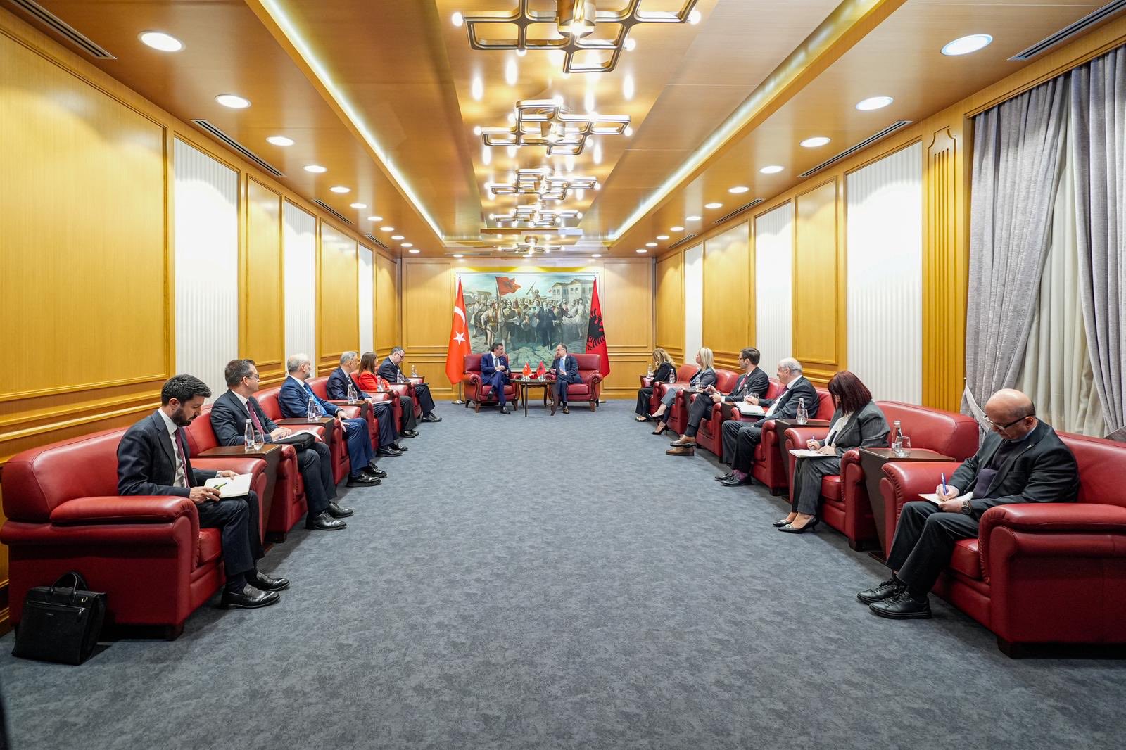 Cevdet Yılmaz Bajram Begaj Görüşmesi