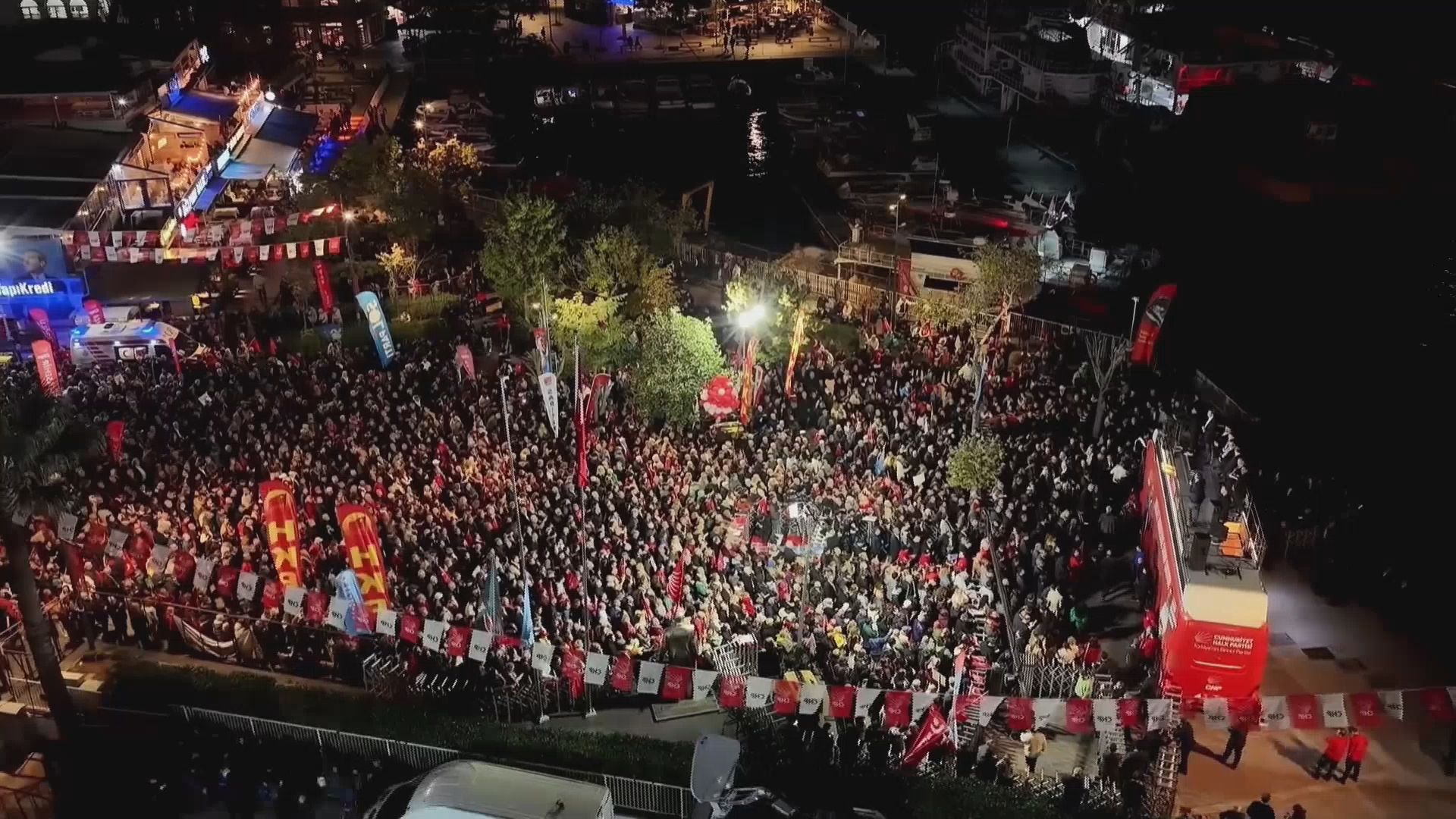 Özgür Özel Sarıyer Mitingi