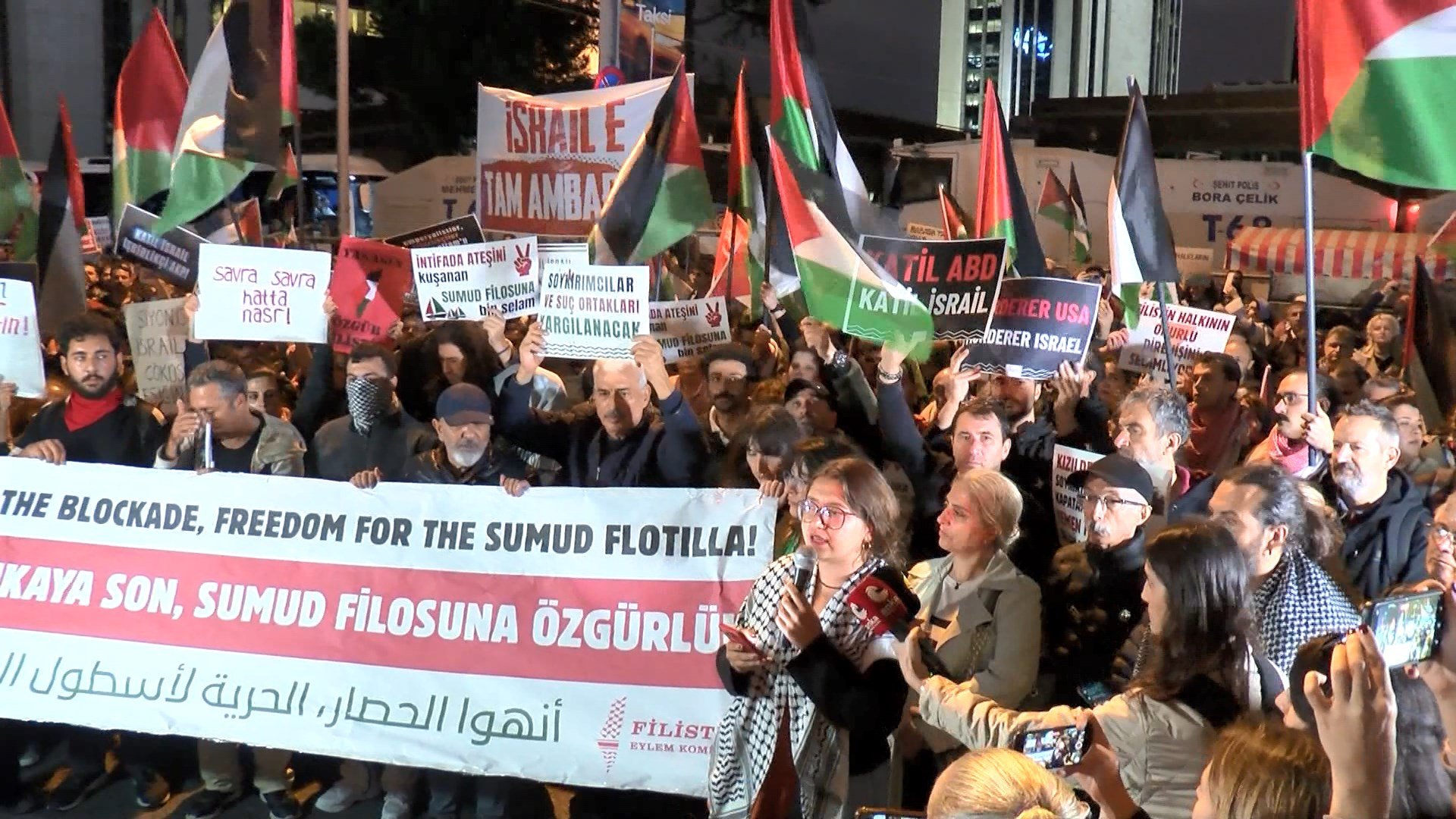 protesto basın açıklaması