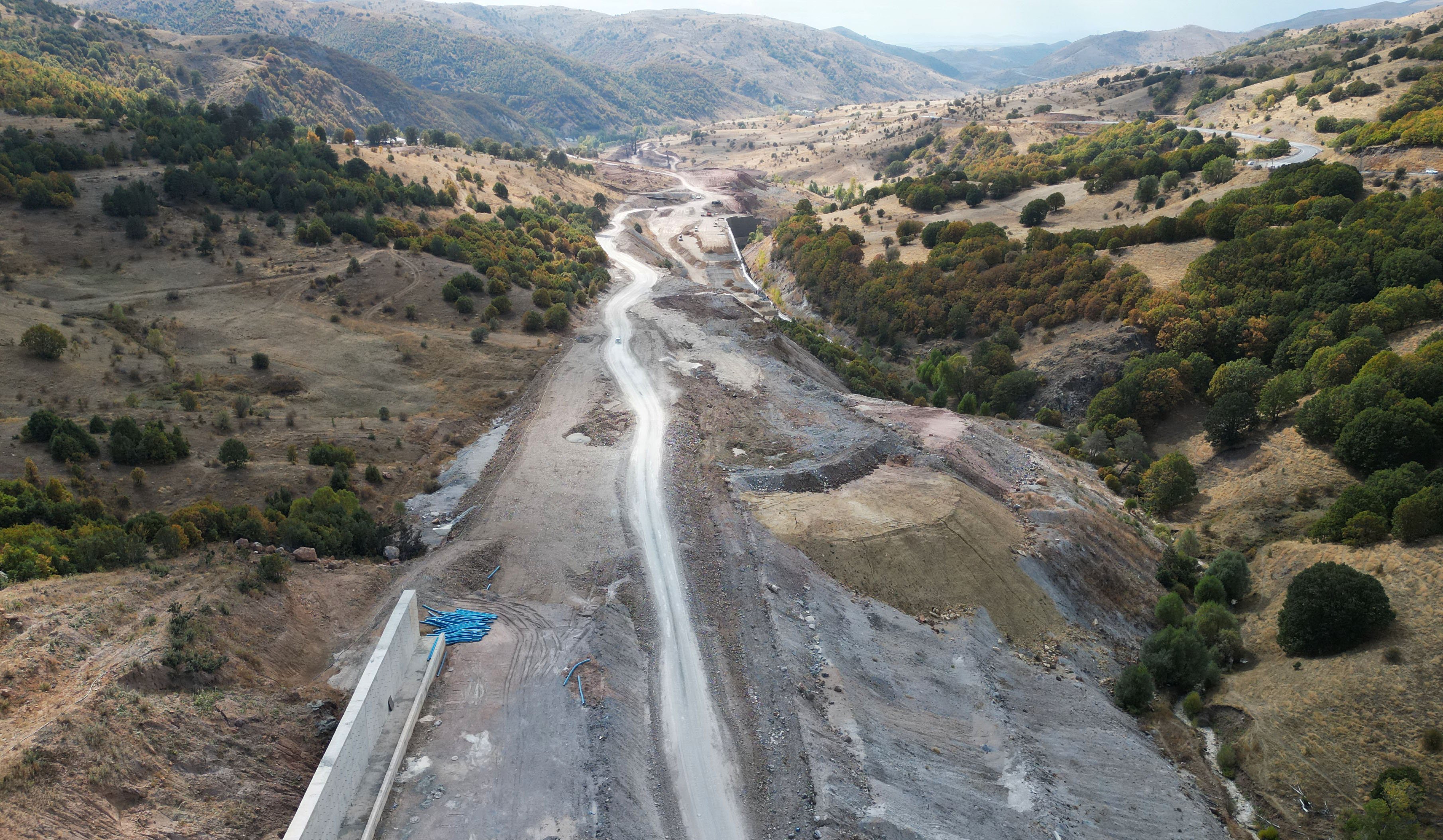 Geminbeli Tüneli altyapı çalışmaları
