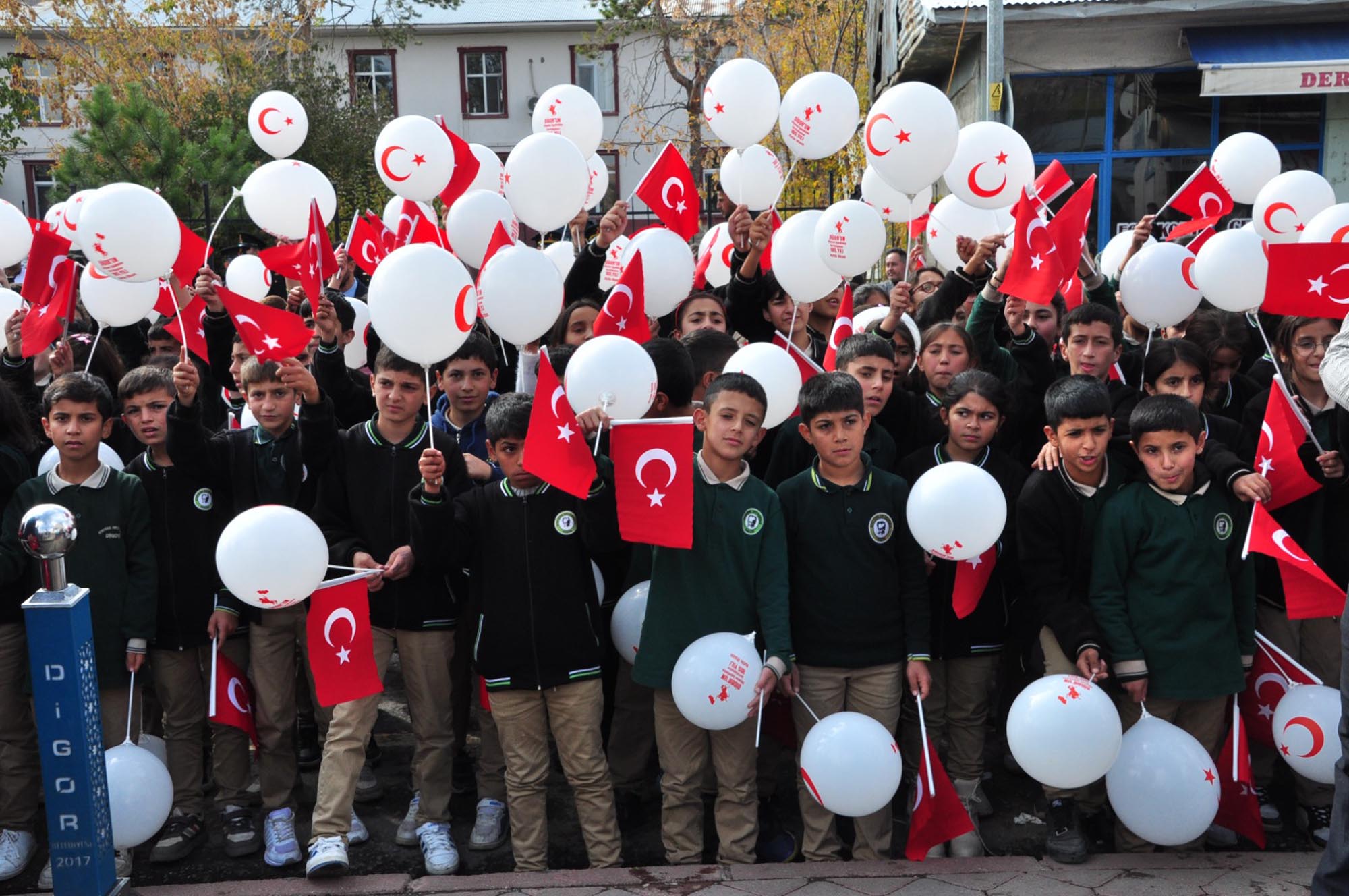 Digor kurtuluş töreni vatandaş katılımı