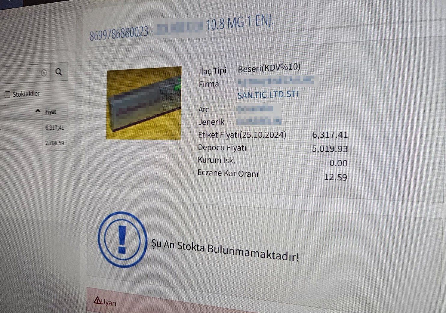 İlaç Tedarik Krizi