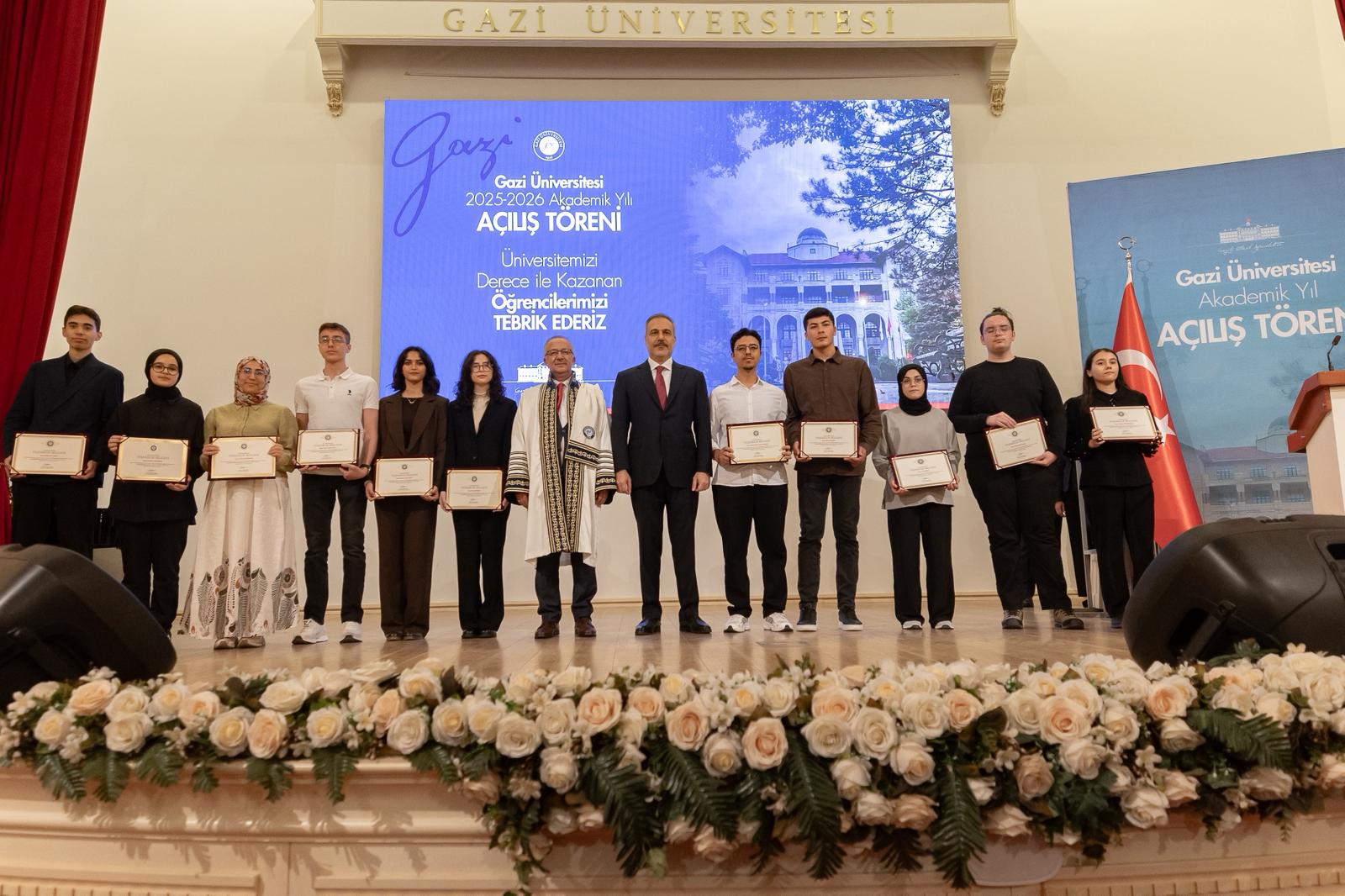 Hakan Fidan Gazi Üniversitesi tören