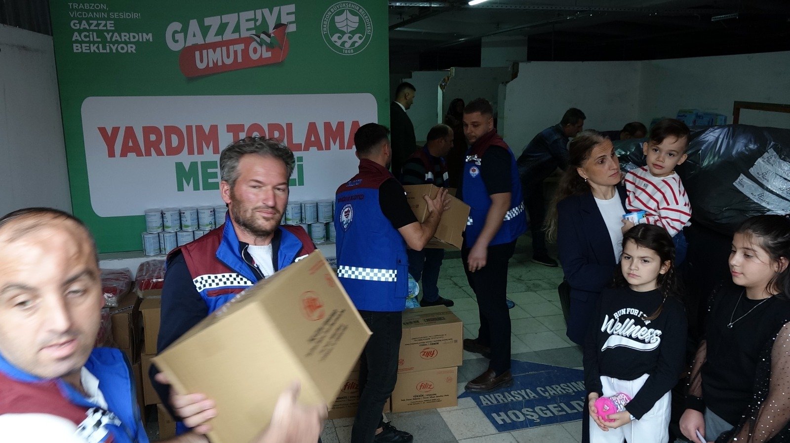 Trabzon yardım kampanyası