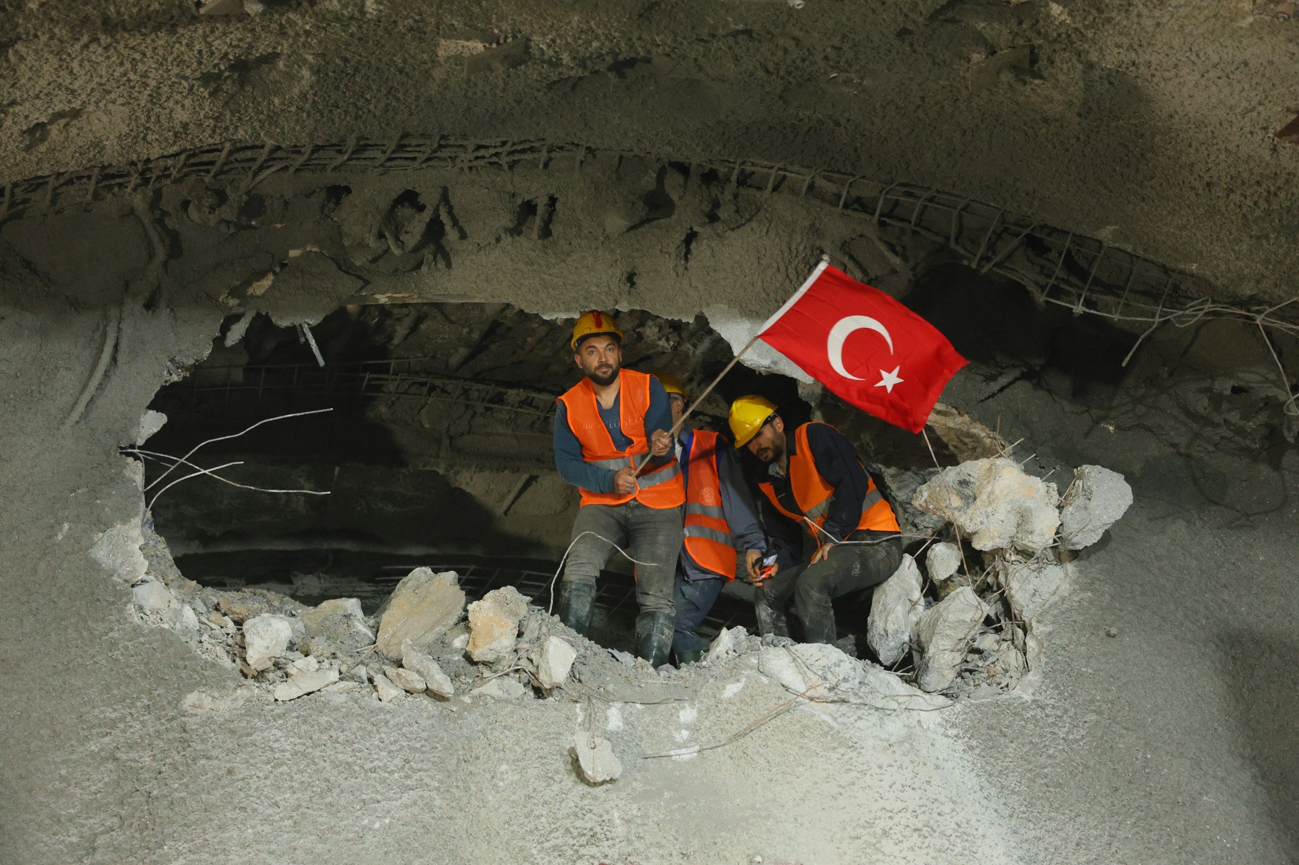 Köroğlu Tüneli kazı çalışmaları