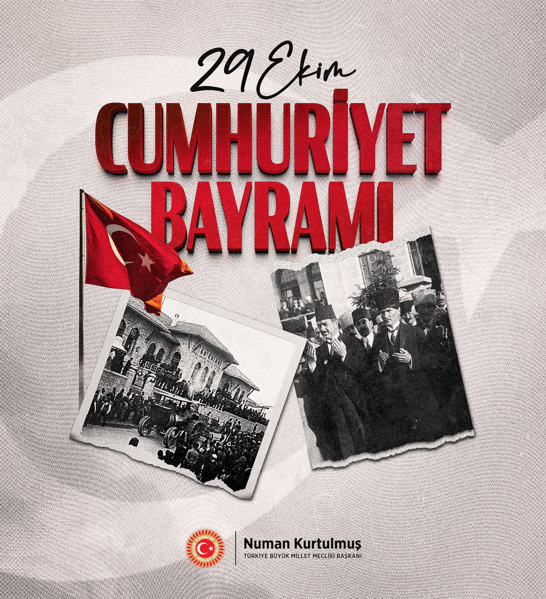 TBMM Başkanı Numan Kurtulmuş Cumhuriyet Bayramı Mesajı