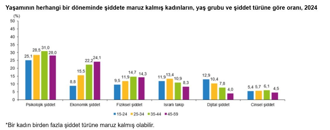 Kadına şiddet araştırması TÜİK