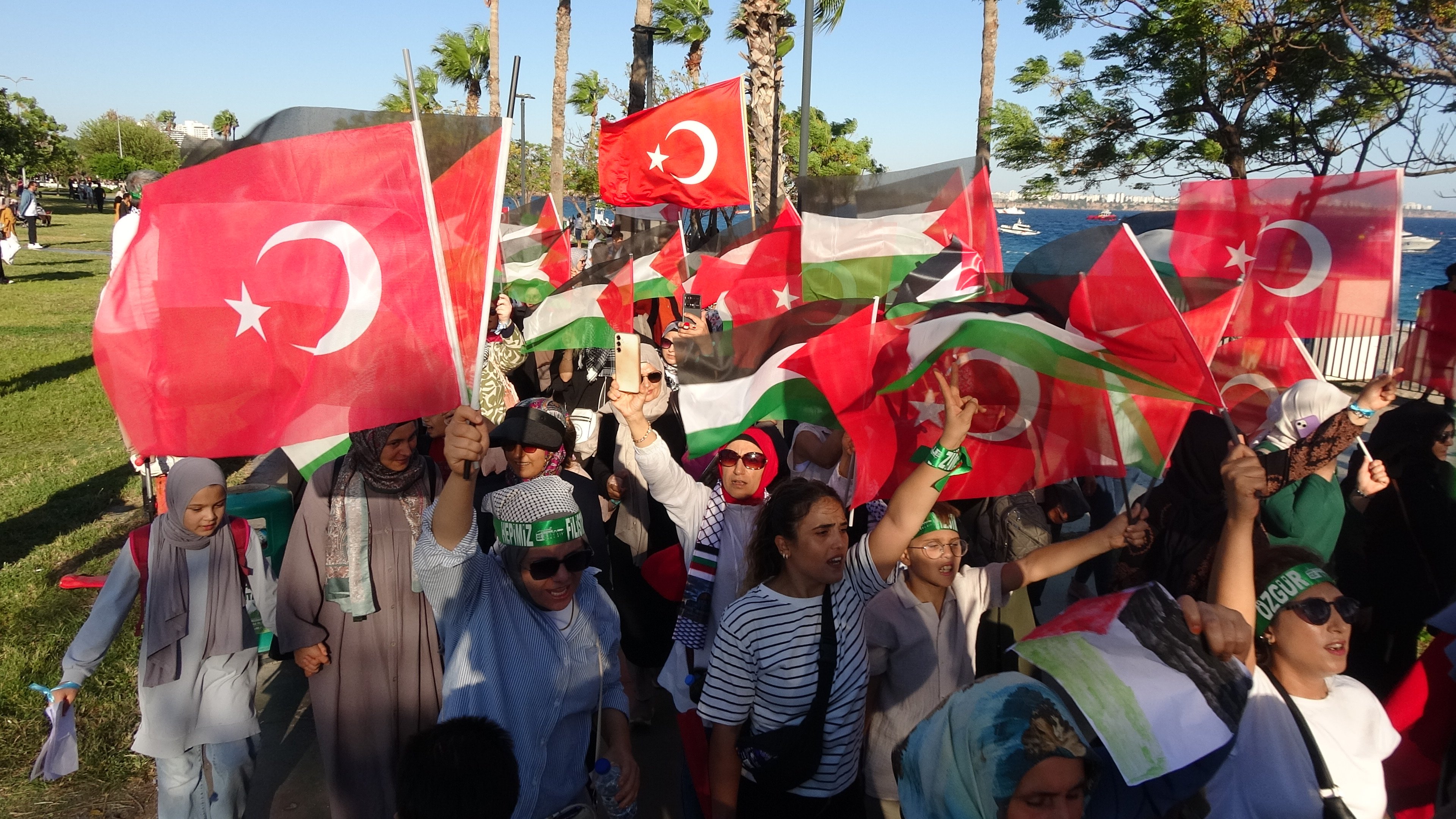 Konyaaltı Gazze protestosu